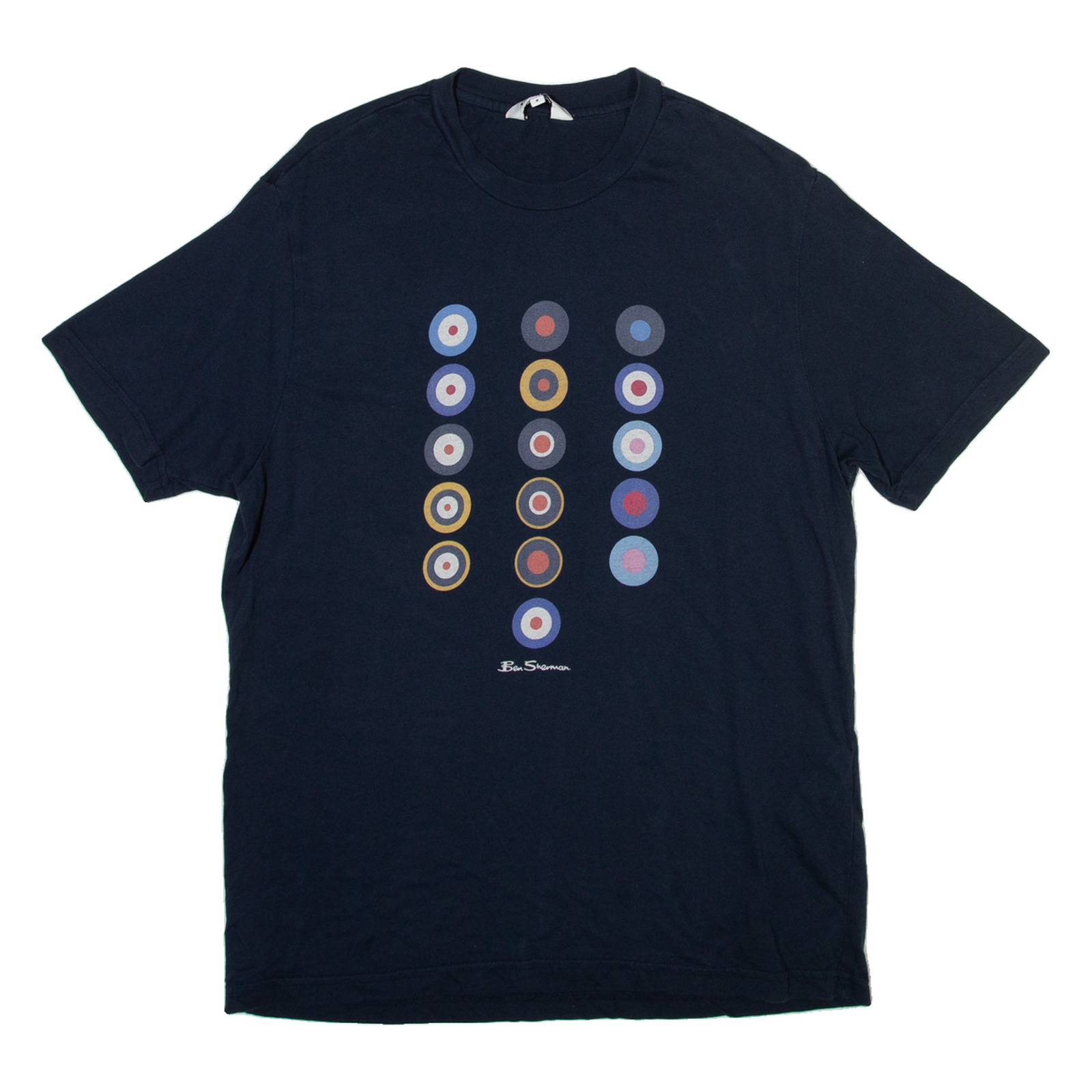 BEN SHERMAN Mens T-Shirt Blue M Refurbished - N/A refurbished available on Cerqular