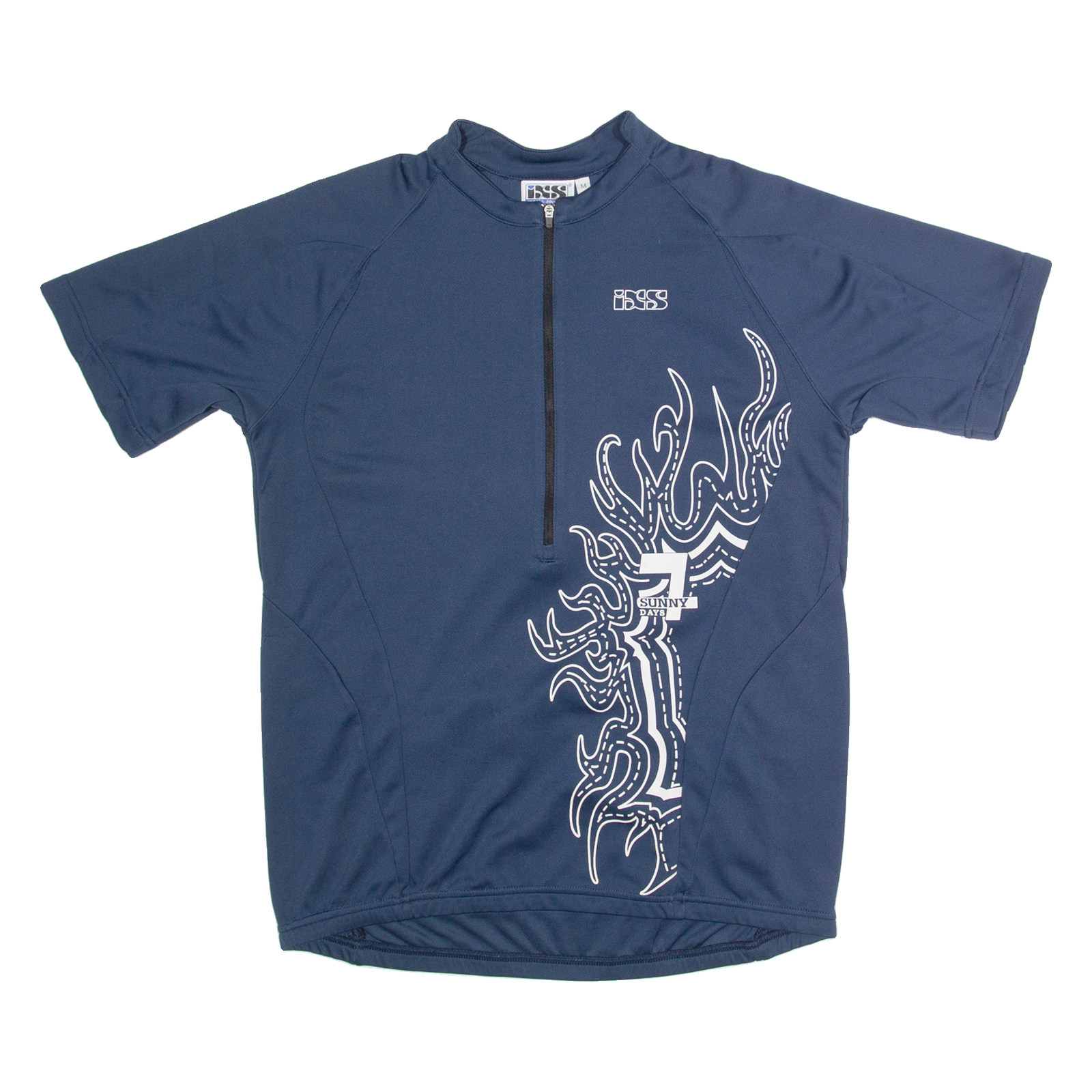 IXS Cycling Mens Jersey Blue 1/2 Zip M Refurbished - N/A refurbished available on Cerqular