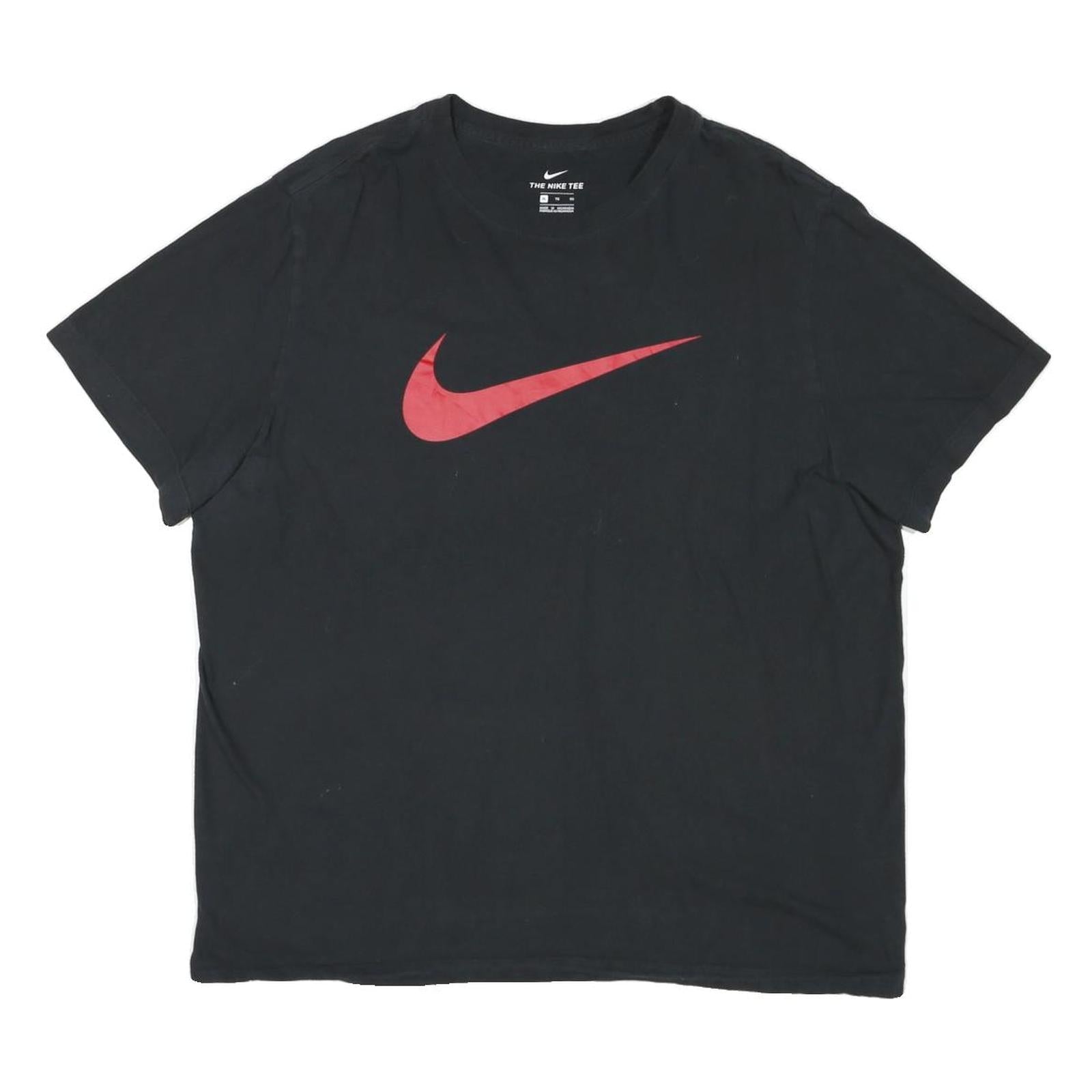 Buy NIKE Mens Black & Red The Nike Tee T-Shirt XL Short Sleeve Crew Neck Sportswear Refurbished - $19.49 NIKE Mens Black & Red The Nike Tee T-Shirt XL Short Sleeve Crew Neck Sportswear Refurbished - N/A refurbished available on Cerqular