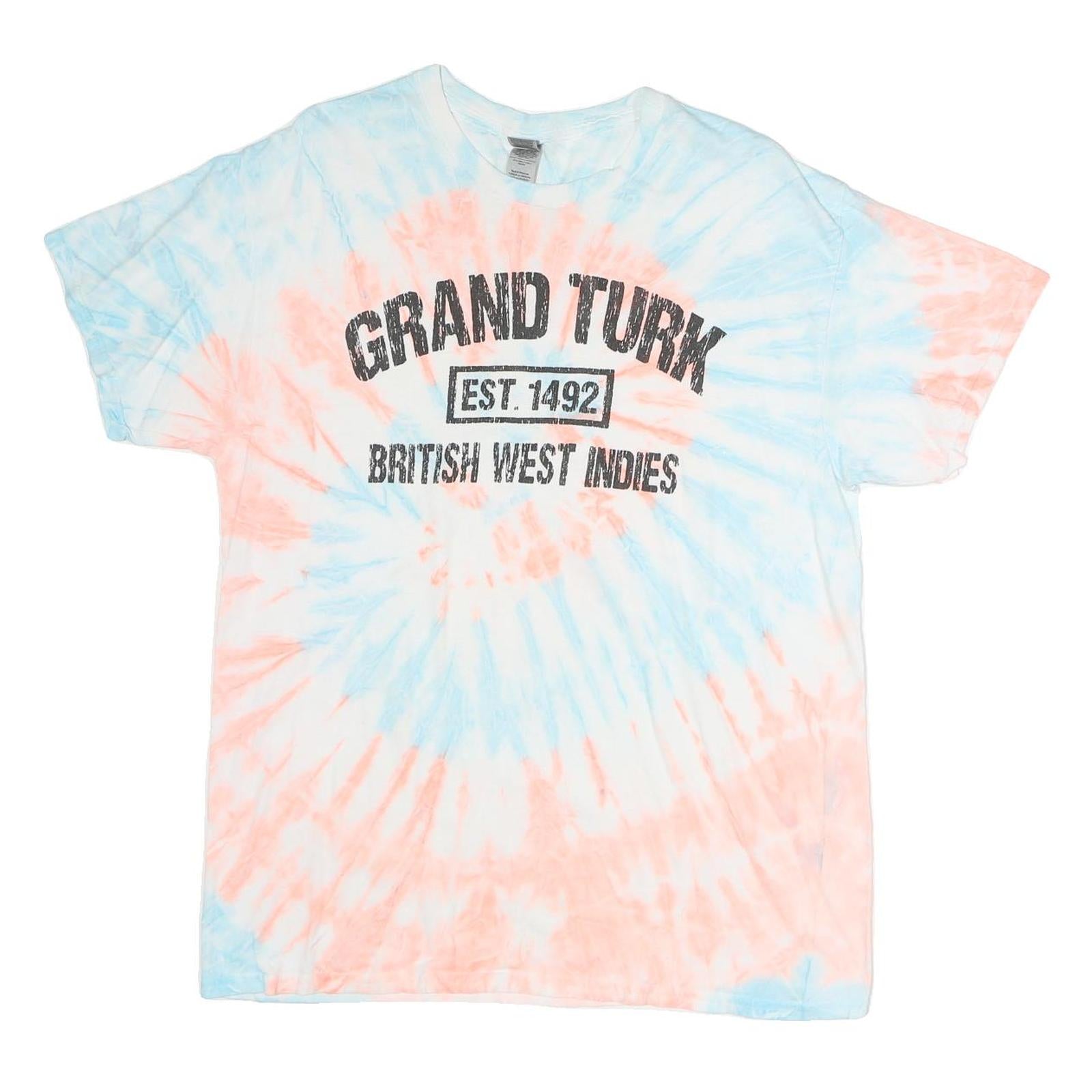 Buy GILDAN Mens Blue & Pink Tie Dye T-Shirt L Short Sleeve Crew Neck Grand Turk Refurbished - $15.59 GILDAN Mens Blue & Pink Tie Dye T-Shirt L Short Sleeve Crew Neck Grand Turk Refurbished - N/A refurbished available on Cerqular