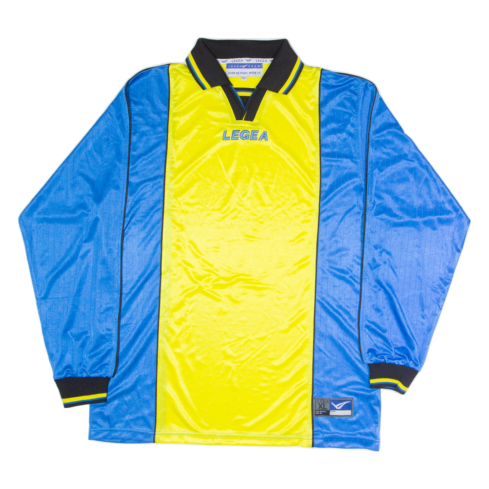 LEGEA Running Mens Jersey Blue Long Sleeve V-Neck XL Refurbished - N/A refurbished available on Cerqular