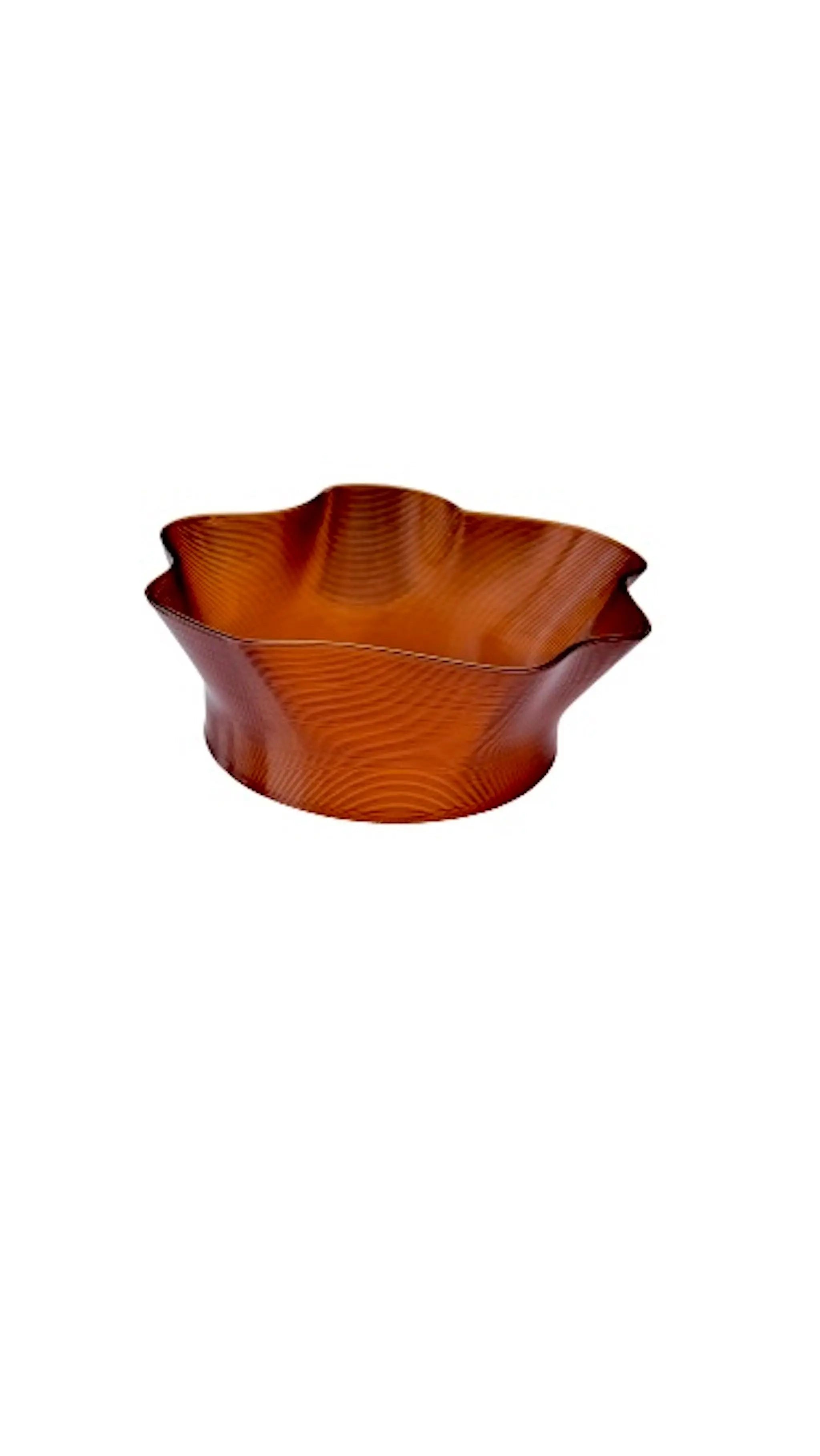 3D Printed Ruffle Cuff in Brown | Size: S Refurbished - N/A (Note: There is no well-known brand by this name refurbished available on Cerqular