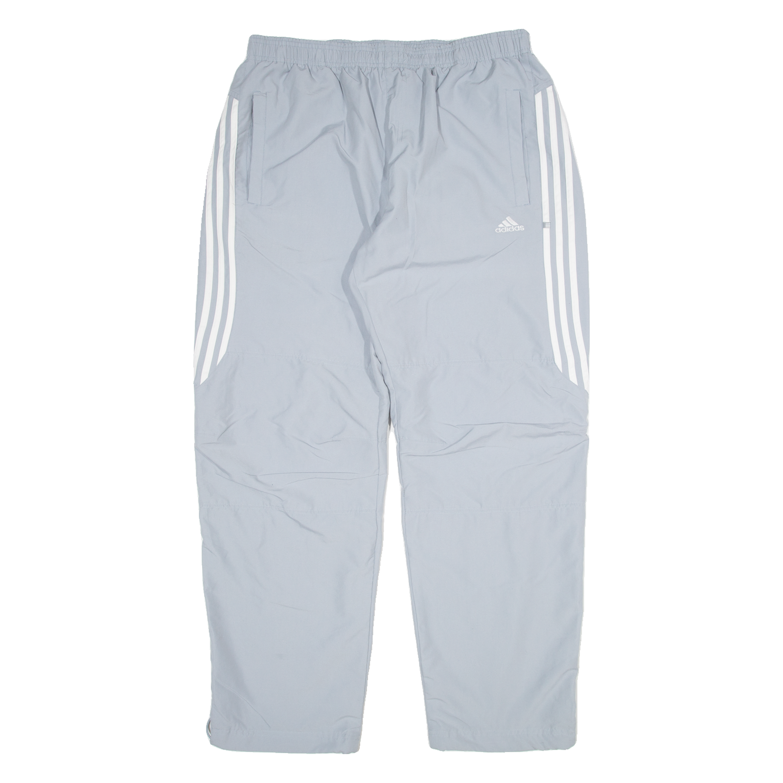 ADIDAS Mesh Lined Womens Track Pants Grey Straight L W36 L32 Refurbished - N/A refurbished available on Cerqular