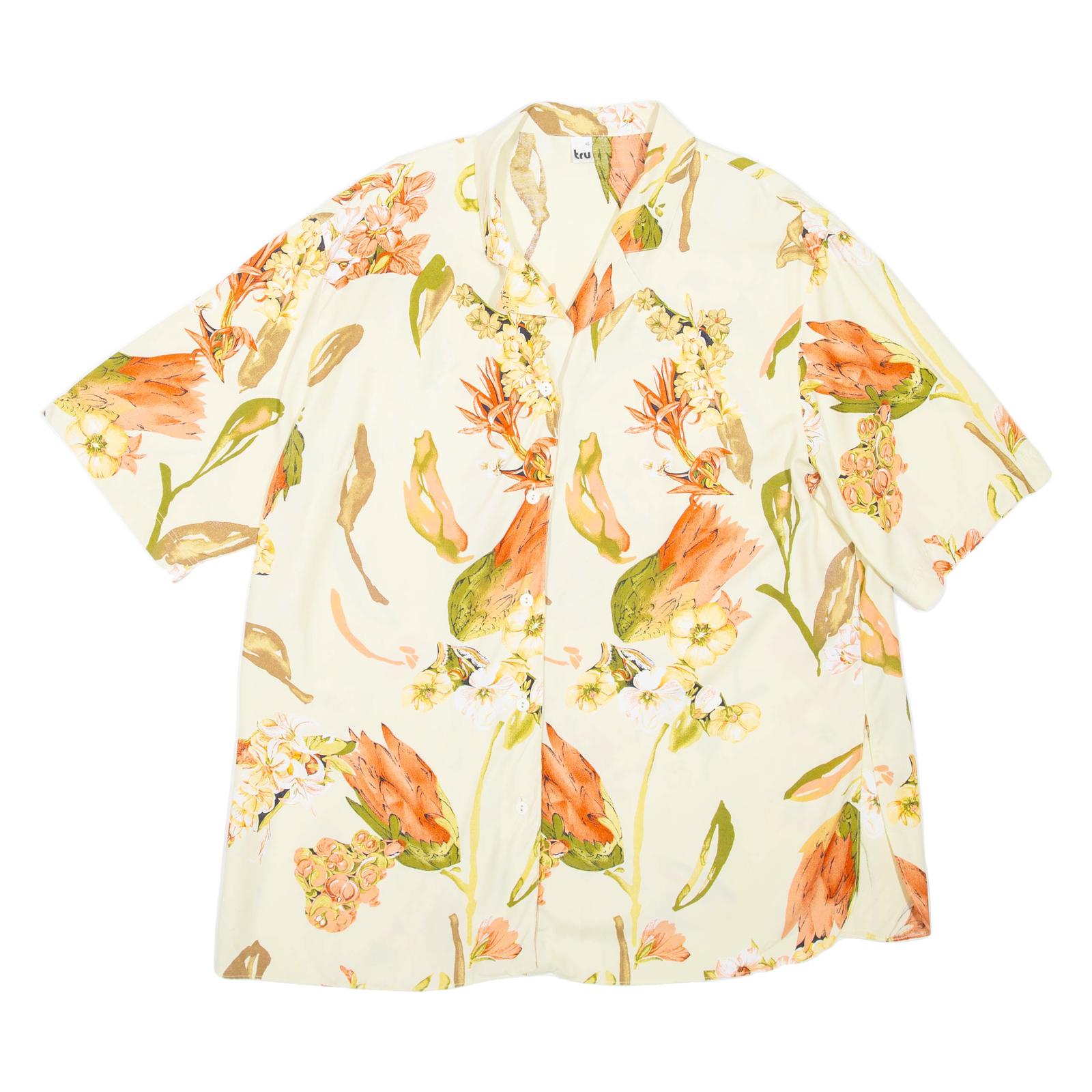 Buy TRU Womens Printed Shirt Green Collared Floral UK 20 Refurbished - $16.89 TRU Womens Printed Shirt Green Collared Floral UK 20 Refurbished - N/A refurbished available on Cerqular