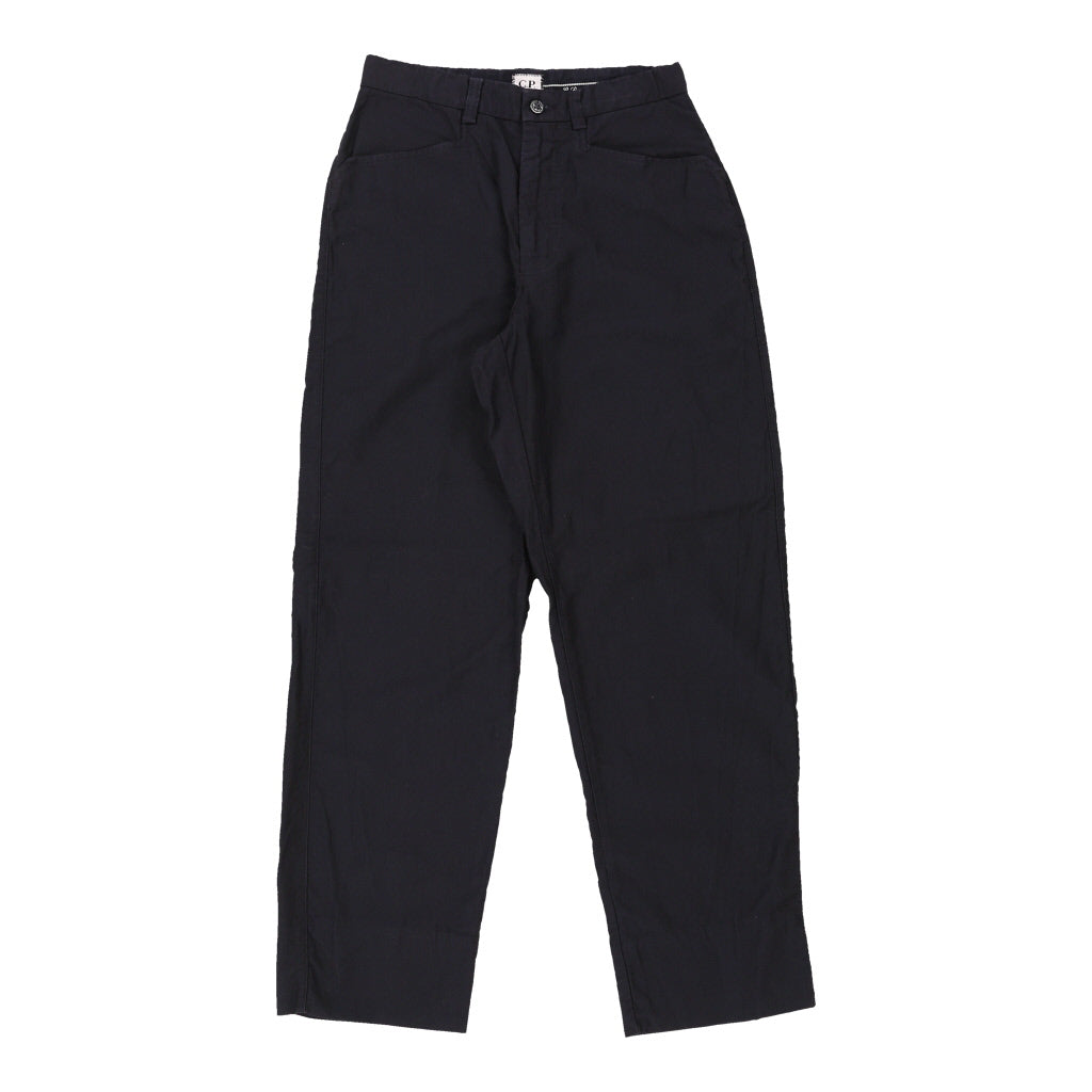 14 Years C.P. Company Trousers - 26W 29L Navy Cotton Refurbished - Thrifted (note: this is a term often used to describe second- refurbished available on Cerqular