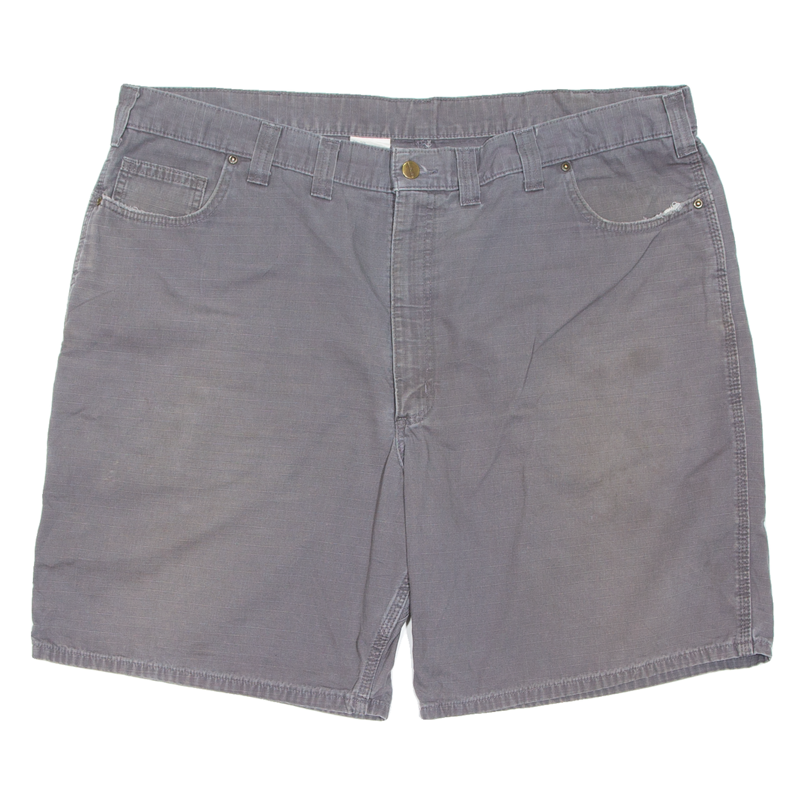 CARHARTT Mens Workwear Shorts Grey Relaxed 2XL W44 Refurbished - N/A refurbished available on Cerqular