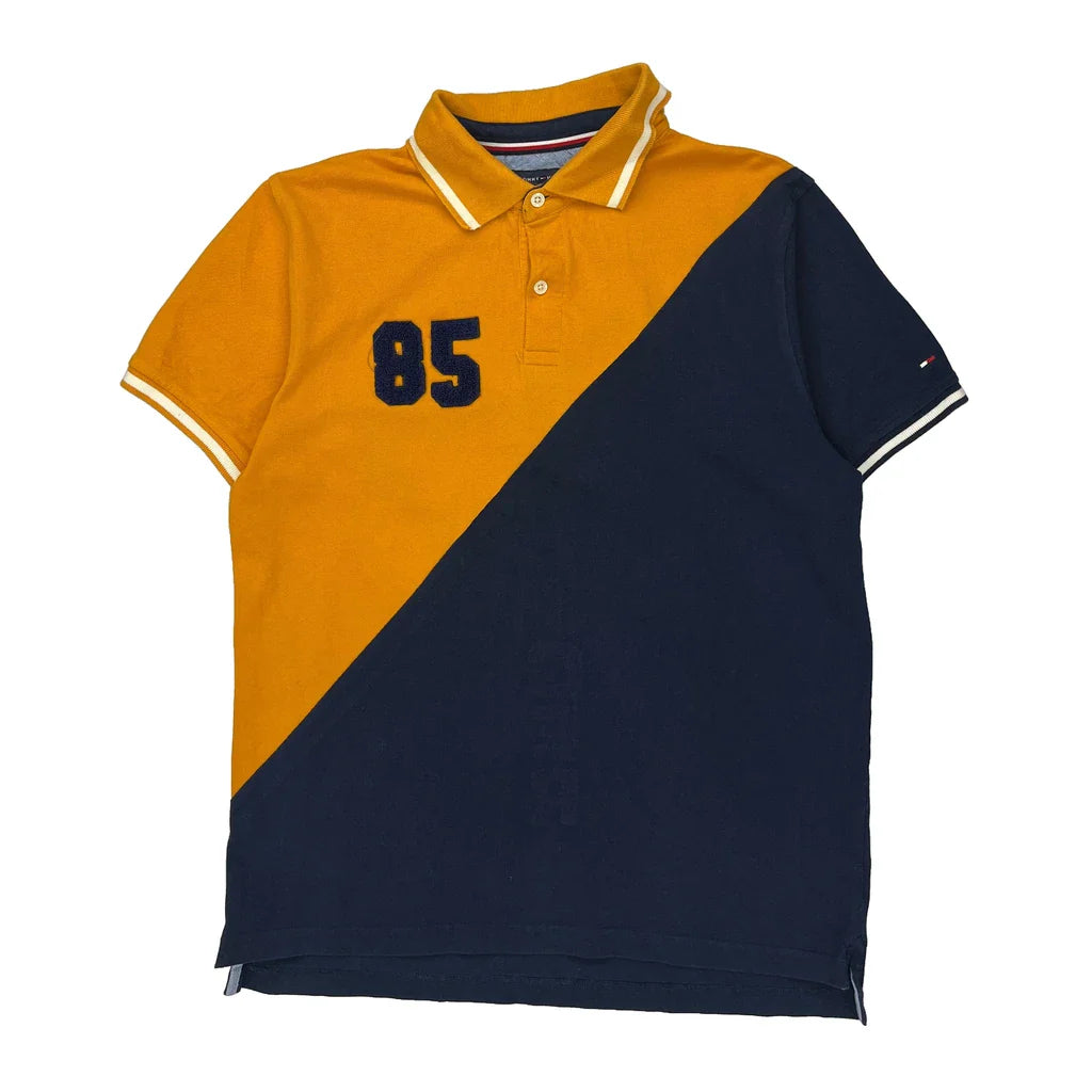 Buy Tommy Hilfiger Polo Shirt - Large Block Colour Cotton Refurbished - $26.79 Tommy Hilfiger Polo Shirt - Large Block Colour Cotton Refurbished - Thrifted (note: this is a term often used to describe second- refurbished available on Cerqular