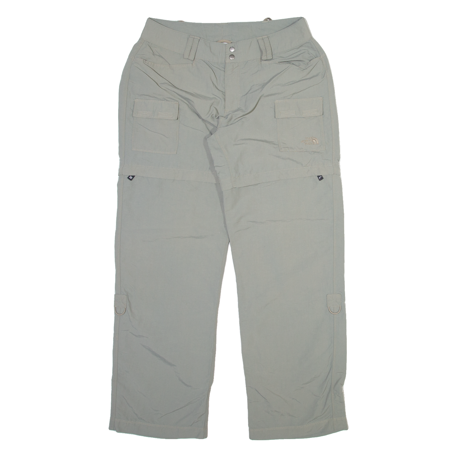 THE NORTH FACE Detachable Legs Womens Trousers Grey Regular Straight W30 L29 Refurbished - N/A refurbished available on Cerqular