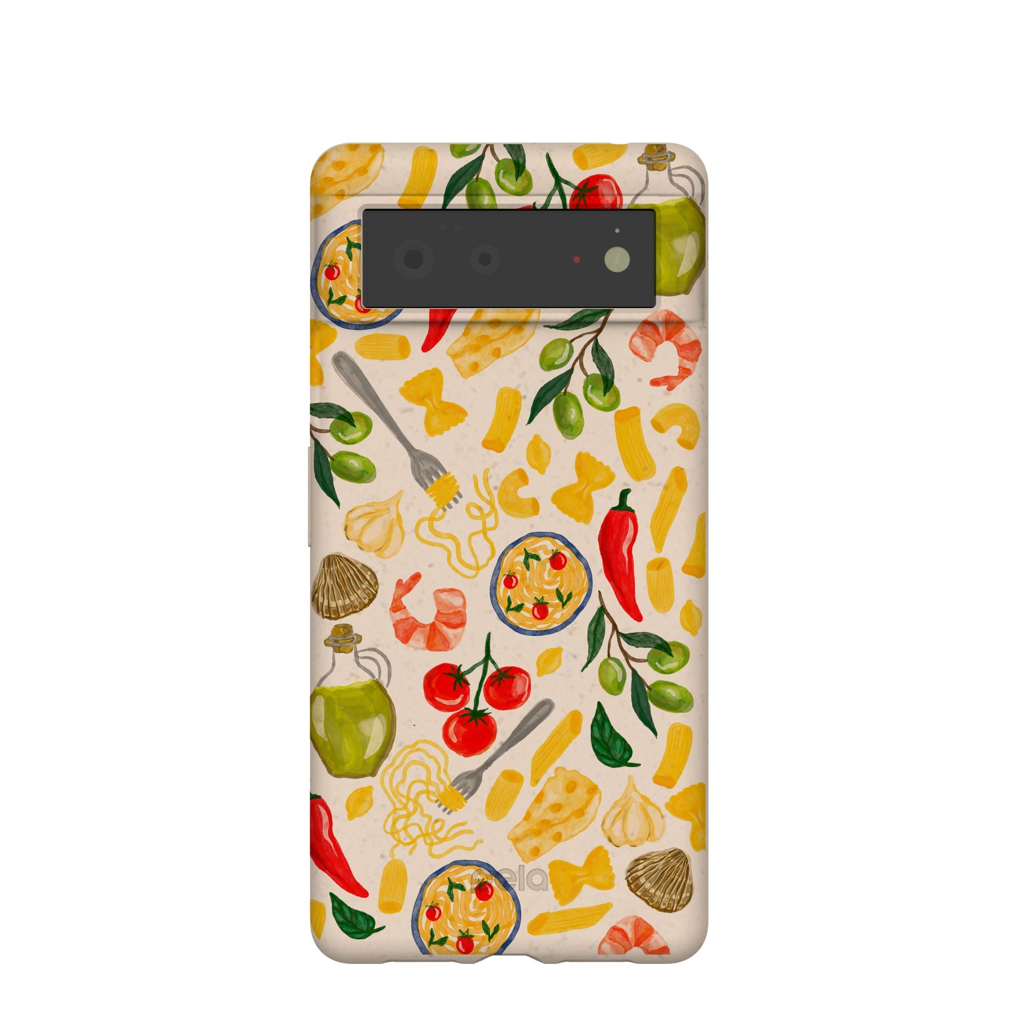 Seashell Pasta Alchemy Google Pixel 6 Case Refurbished - Pela Case refurbished available on Cerqular