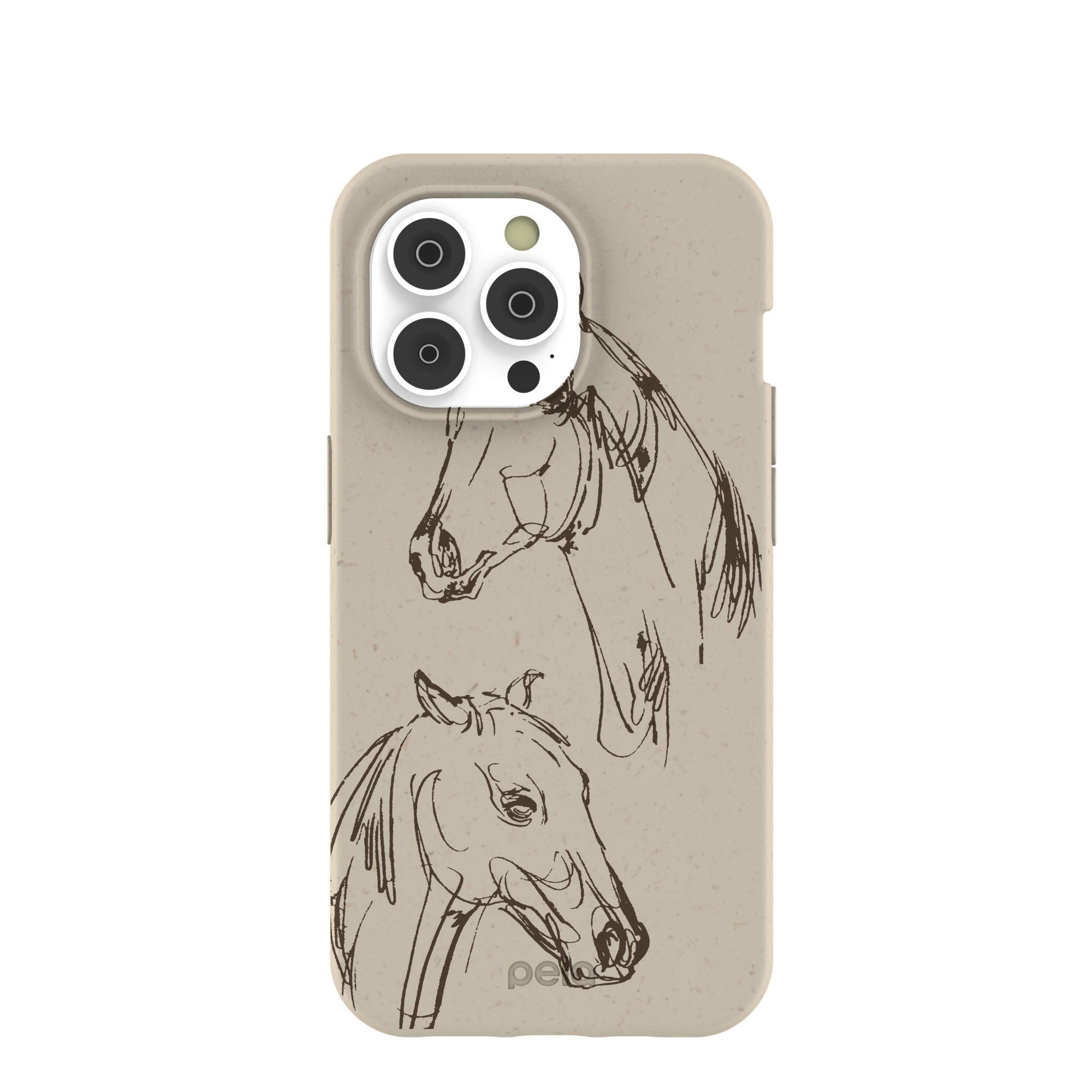 London Fog Equine iPhone 14 Pro Case Refurbished - Pela Case refurbished available on Cerqular