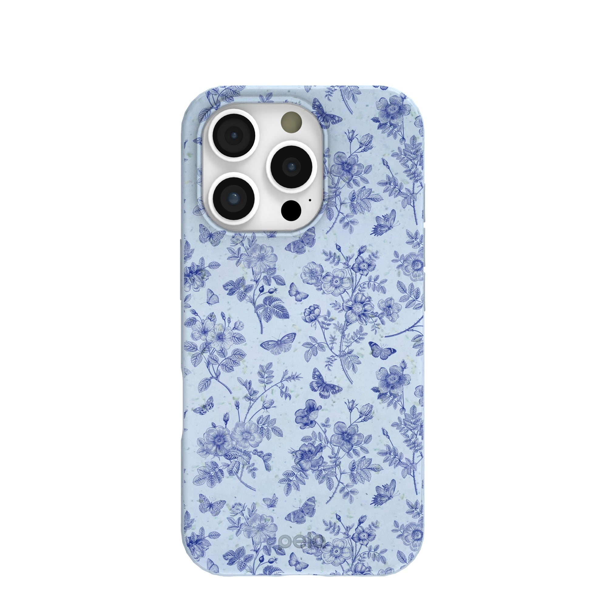 Powder Blue Porcelain iPhone 16 Pro Case Refurbished - Pela Case refurbished available on Cerqular