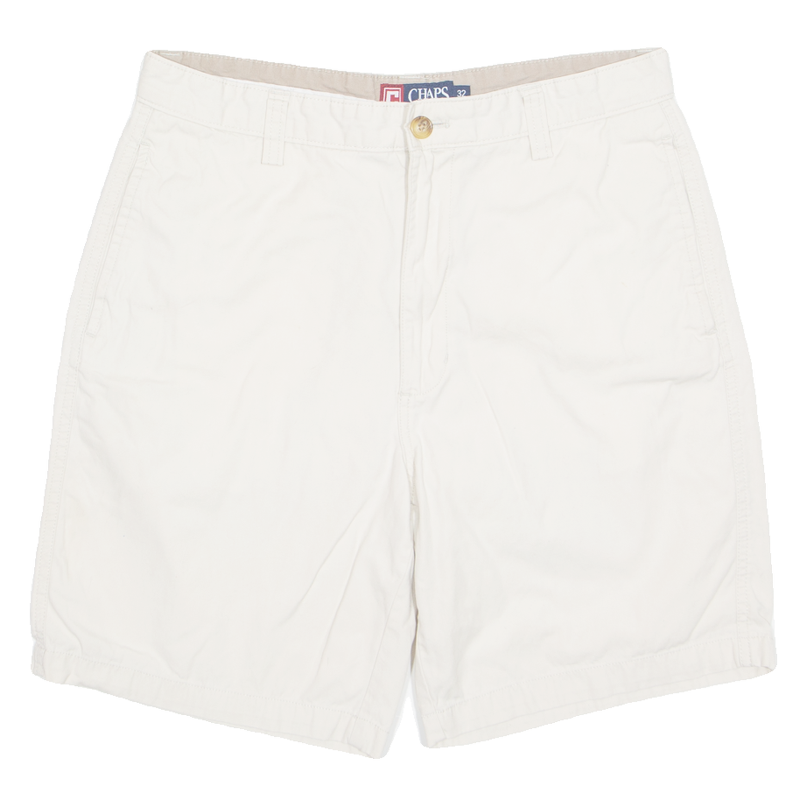 CHAPS Mens Chino Shorts Cream M W31 Refurbished - N/A refurbished available on Cerqular