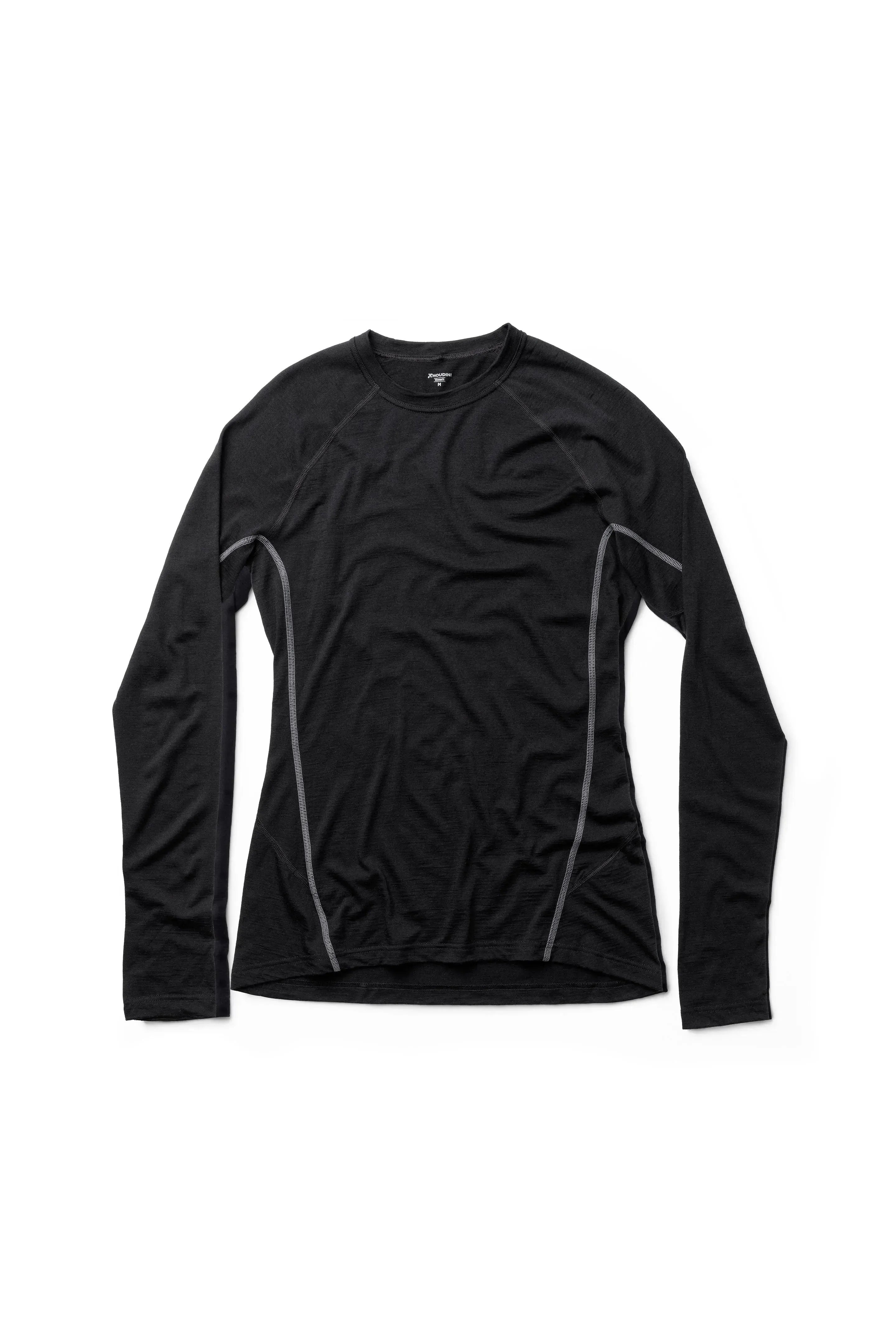 W's DeSoli Crew | Color: true black | Size: S Refurbished - Houdini Sportswear refurbished available on Cerqular