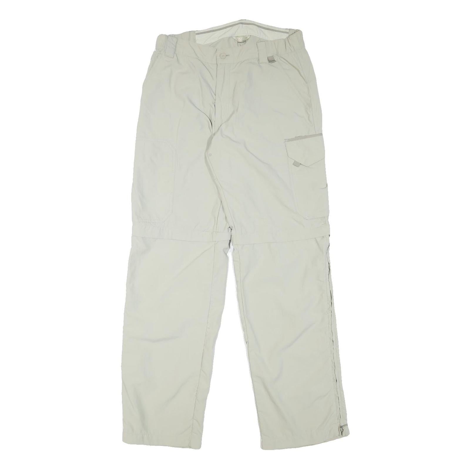 5C Mens Polyester Blend Beige Regular Zip Trousers Cargo Pocket W30 L30 Refurbished - N/A refurbished available on Cerqular
