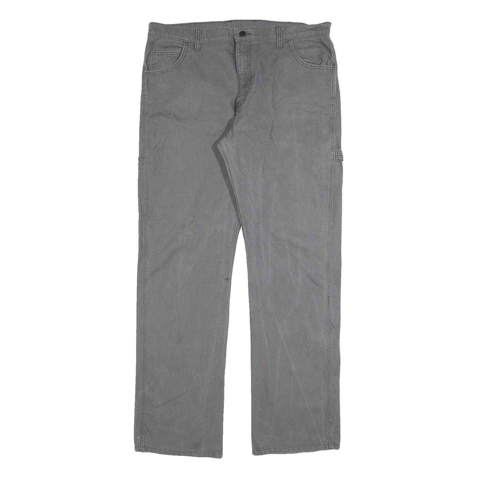 Buy DICKIES Mens Cotton Blend Grey Regular Straight Trousers W36 L34 Casual Workwear Refurbished - $42.89 DICKIES Mens Cotton Blend Grey Regular Straight Trousers W36 L34 Casual Workwear Refurbished - N/A refurbished available on Cerqular