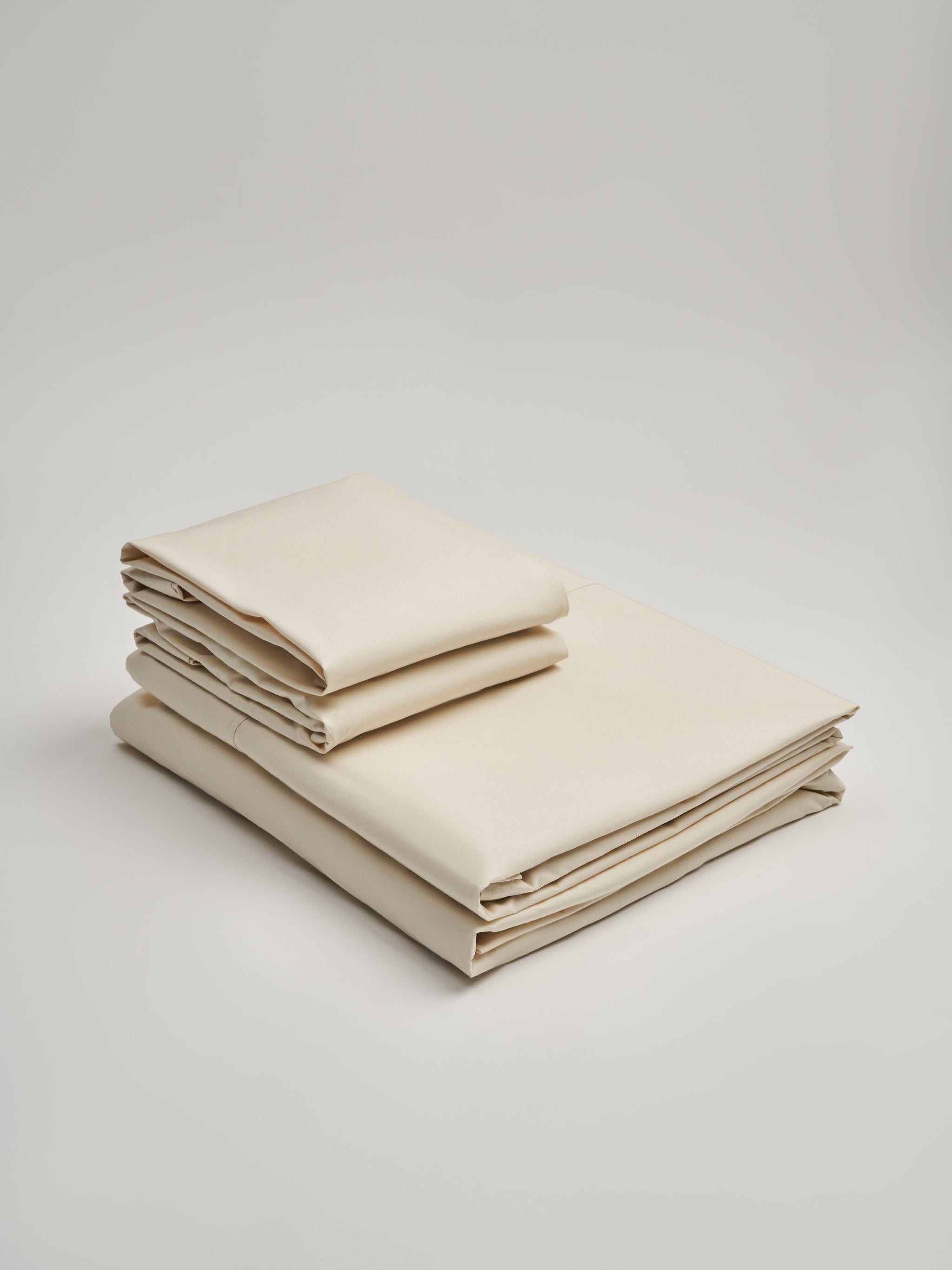 Organic and Fairtrade Soft + Luxurious Cotton Bed Sheet Set | Size: Natural | Color: King Refurbished - Takara (note: this is a Japanese brand, but it's possible refurbished available on Cerqular