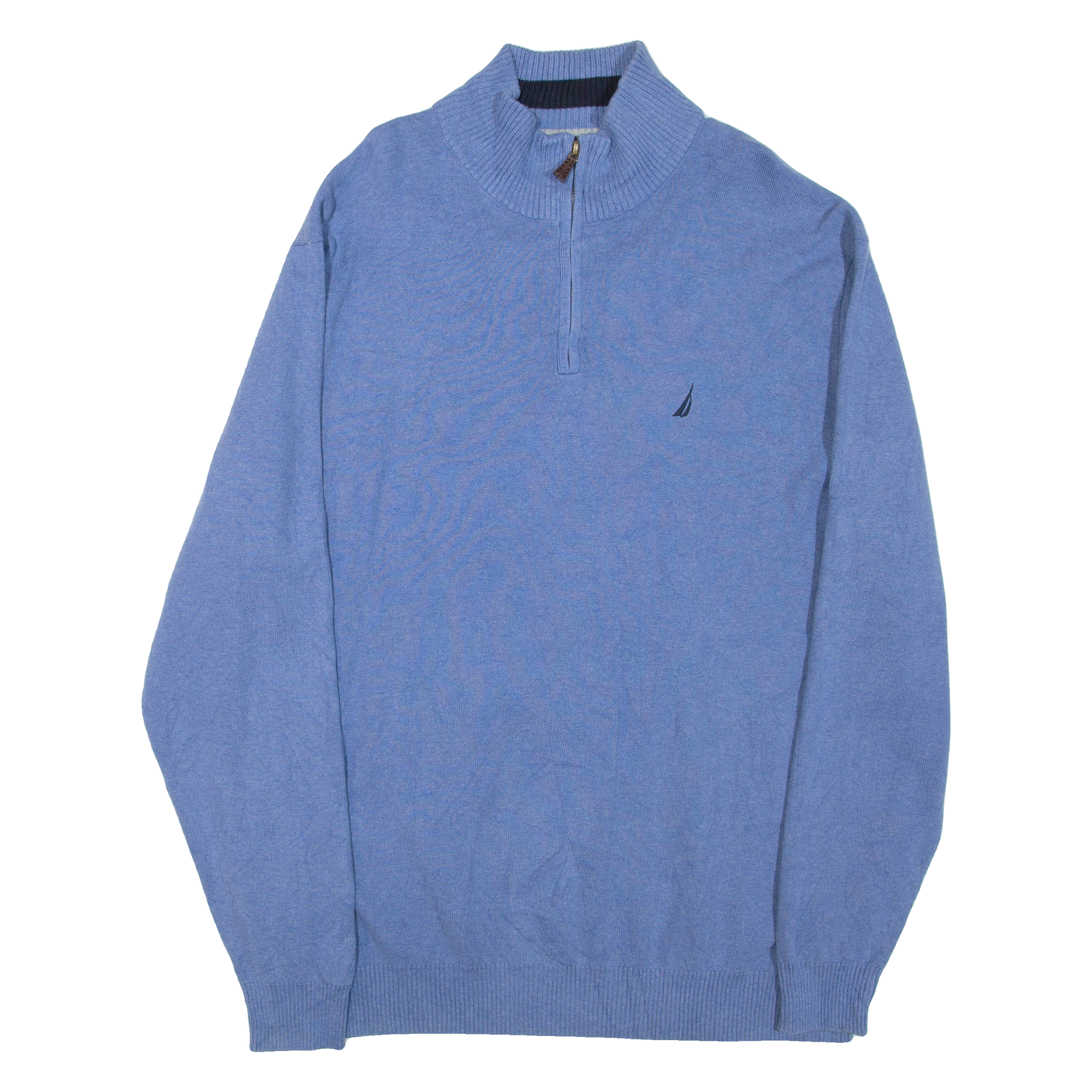 NAUTICA Mens Jumper Blue 1/4 Zip Tight Knit 2XL Refurbished - N/A refurbished available on Cerqular