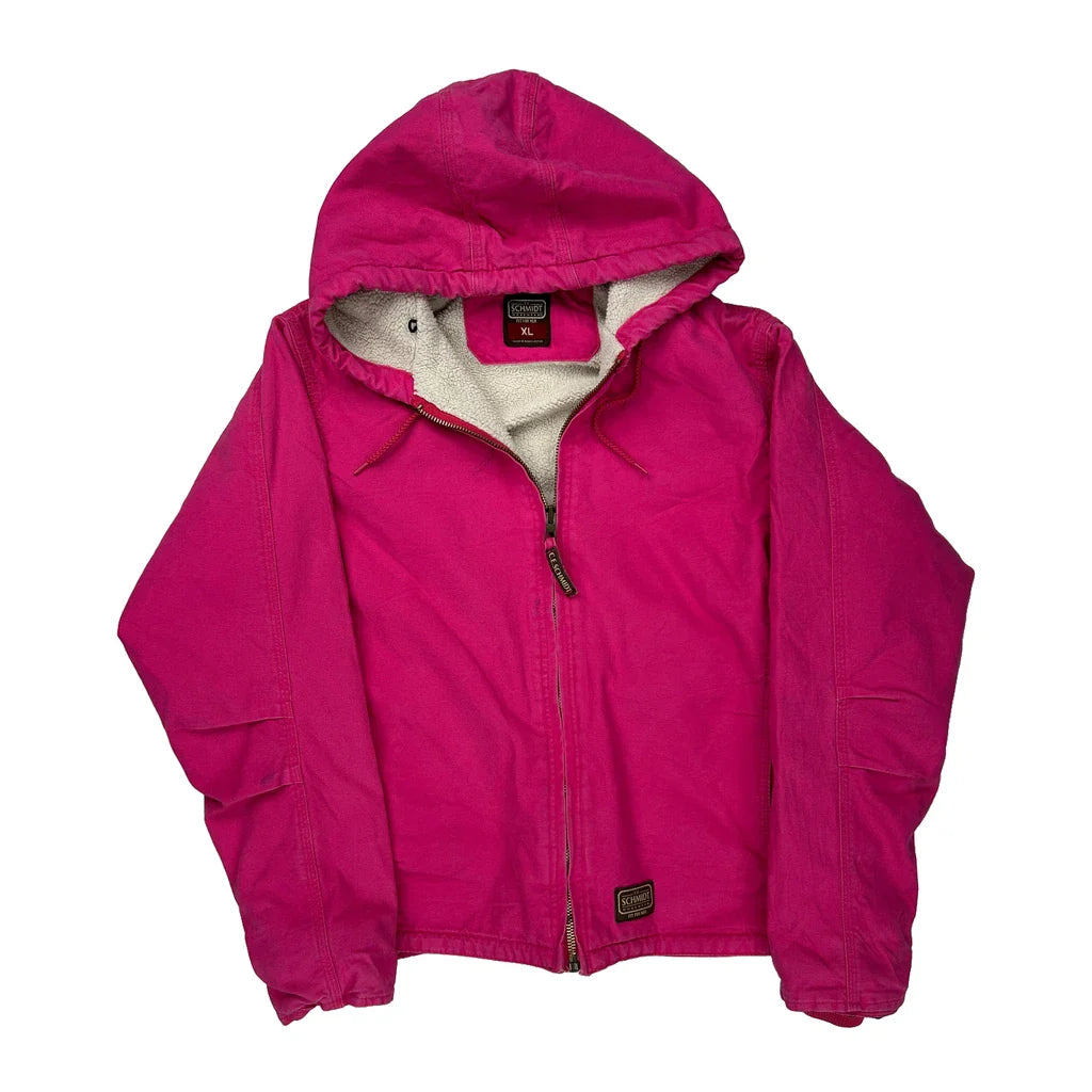 Buy Schmidt Jacket - XL Pink Cotton Refurbished - $73.69 Schmidt Jacket - XL Pink Cotton Refurbished - Thrifted (note: this is a term often used to describe second- refurbished available on Cerqular