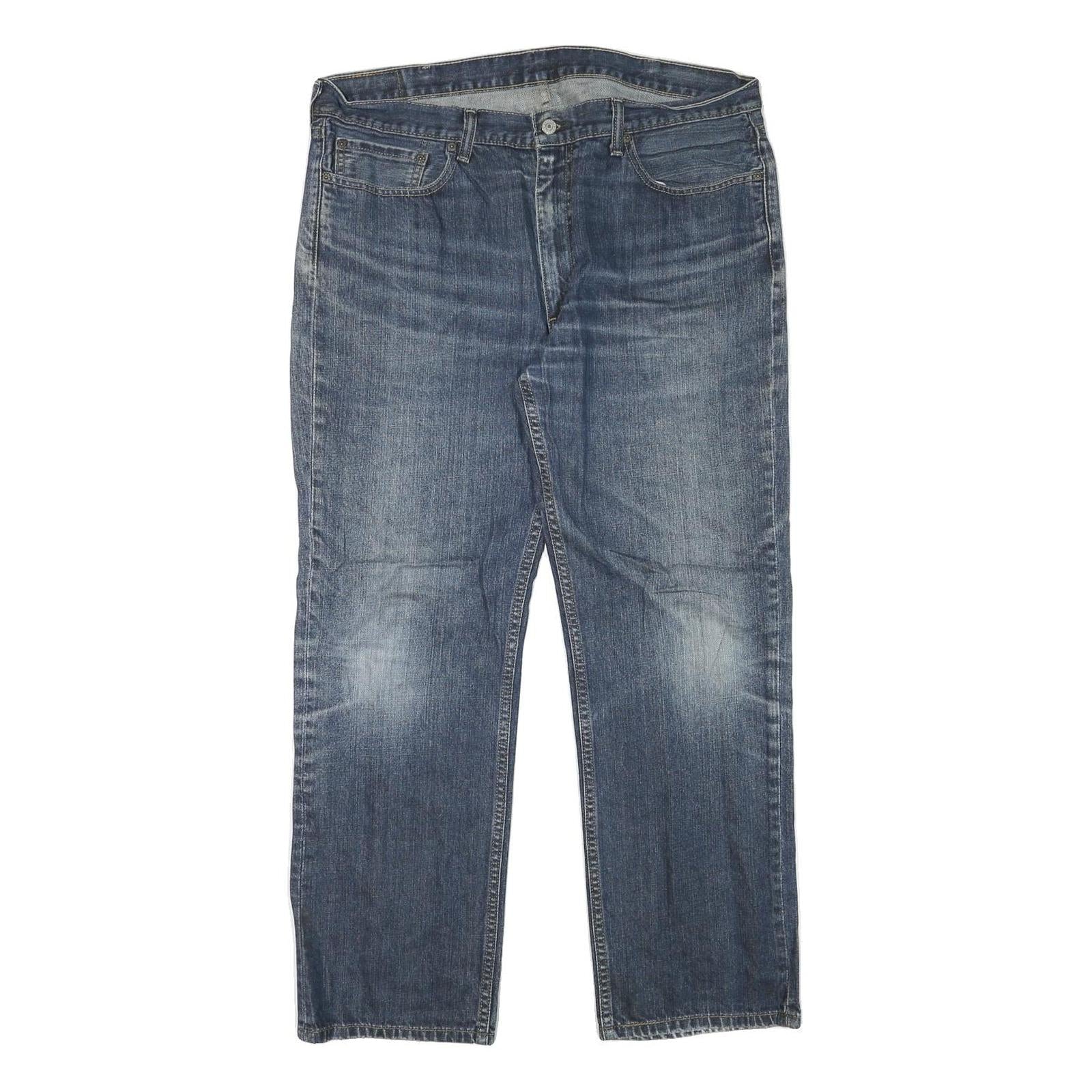 LEVI'S Mens Regular Blue Denim Straight Jeans W38 L29 Classic Cotton Blend Zip Refurbished - N/A refurbished available on Cerqular