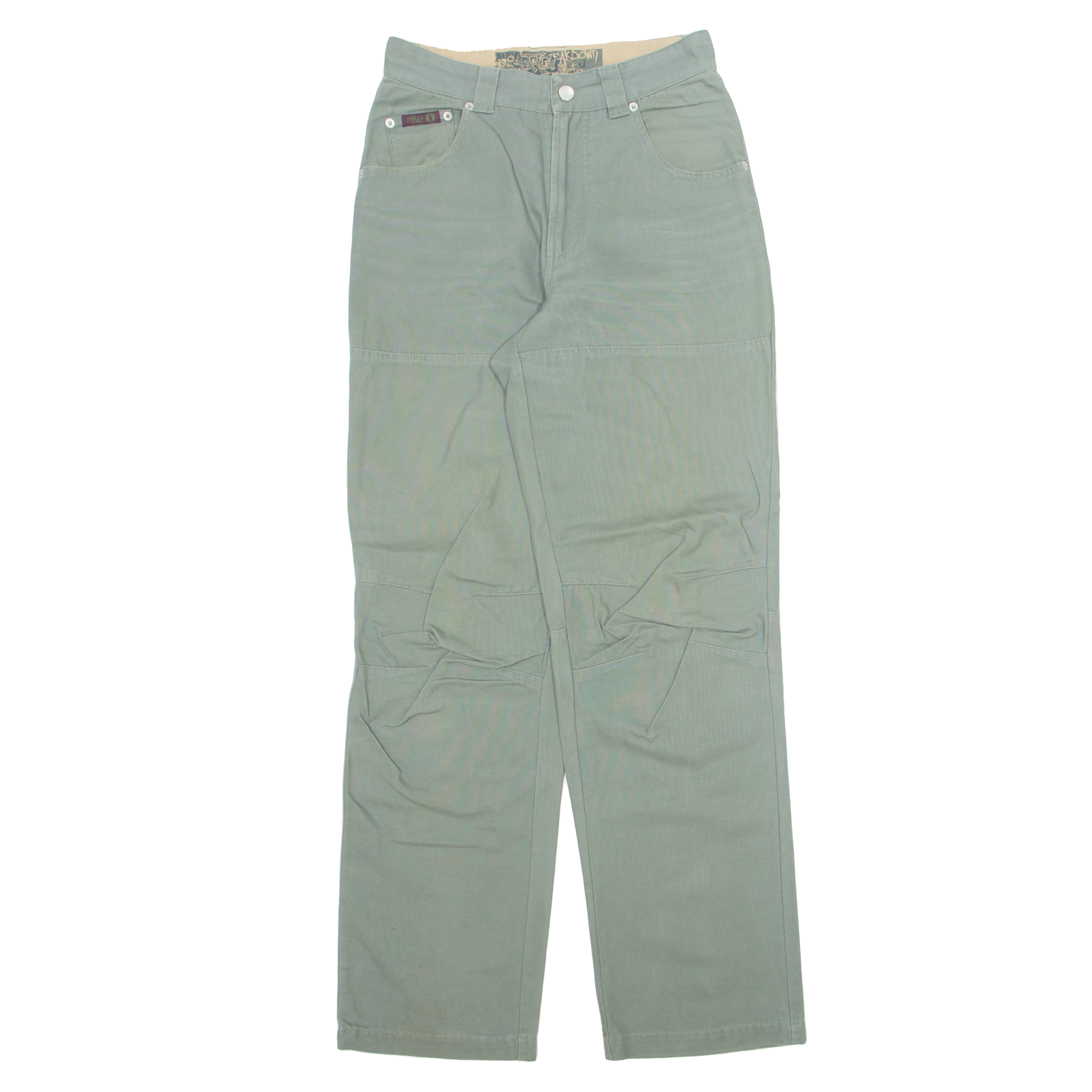 HRN Womens Trousers Green Relaxed Straight W28 L34 Refurbished - N/A refurbished available on Cerqular