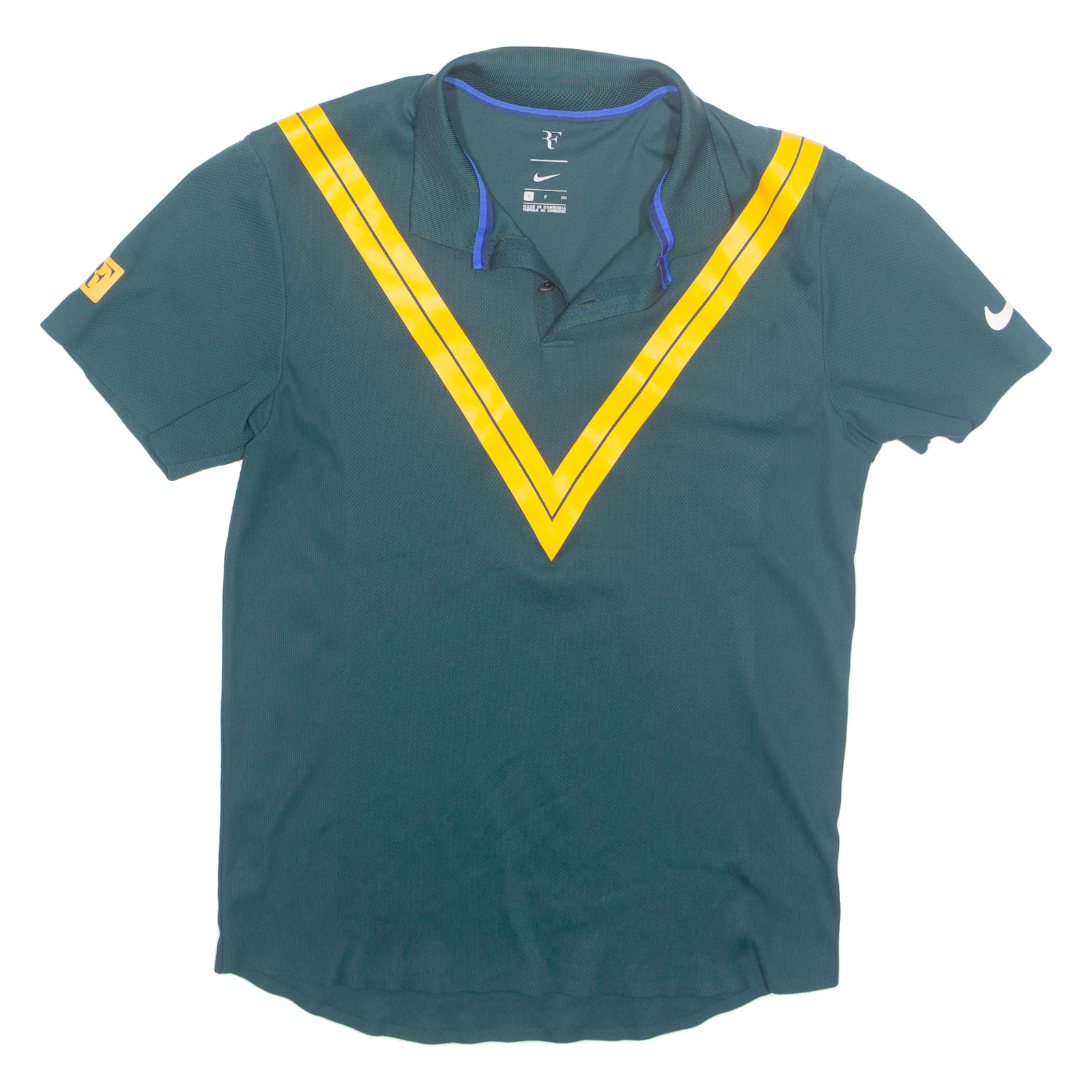NIKE Roger Federer Tennis Mens Polo Shirt Green S Refurbished - N/A refurbished available on Cerqular
