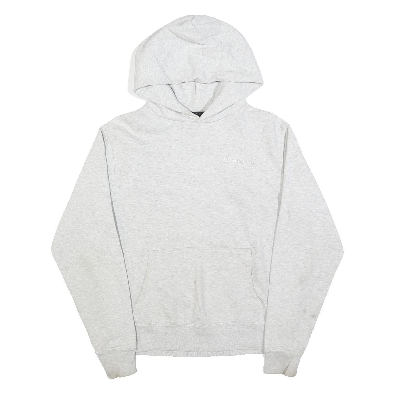 ADIDAS Mens Grey Hoodie S Cotton Blend Casual Pullover Refurbished - N/A refurbished available on Cerqular