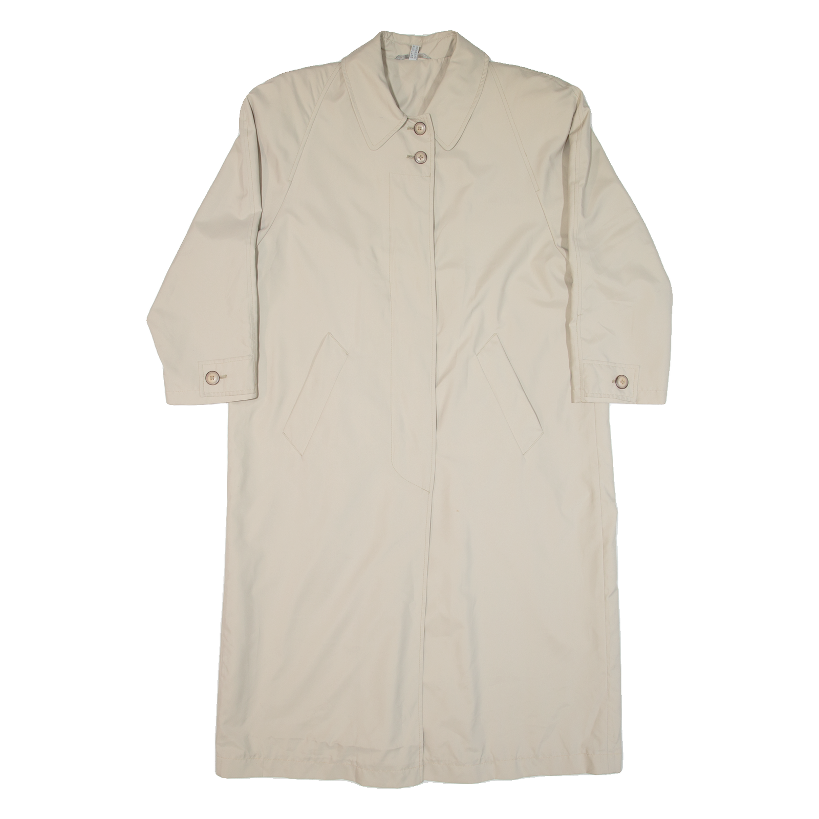 Womens Overcoat Coat Beige UK 12 Refurbished - N/A refurbished available on Cerqular