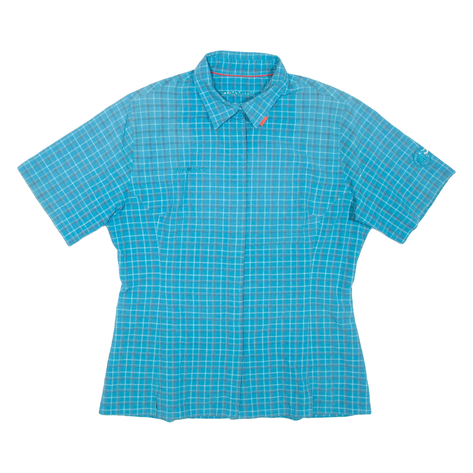 MAMMUT Womens Shirt Blue Check M Refurbished - N/A refurbished available on Cerqular