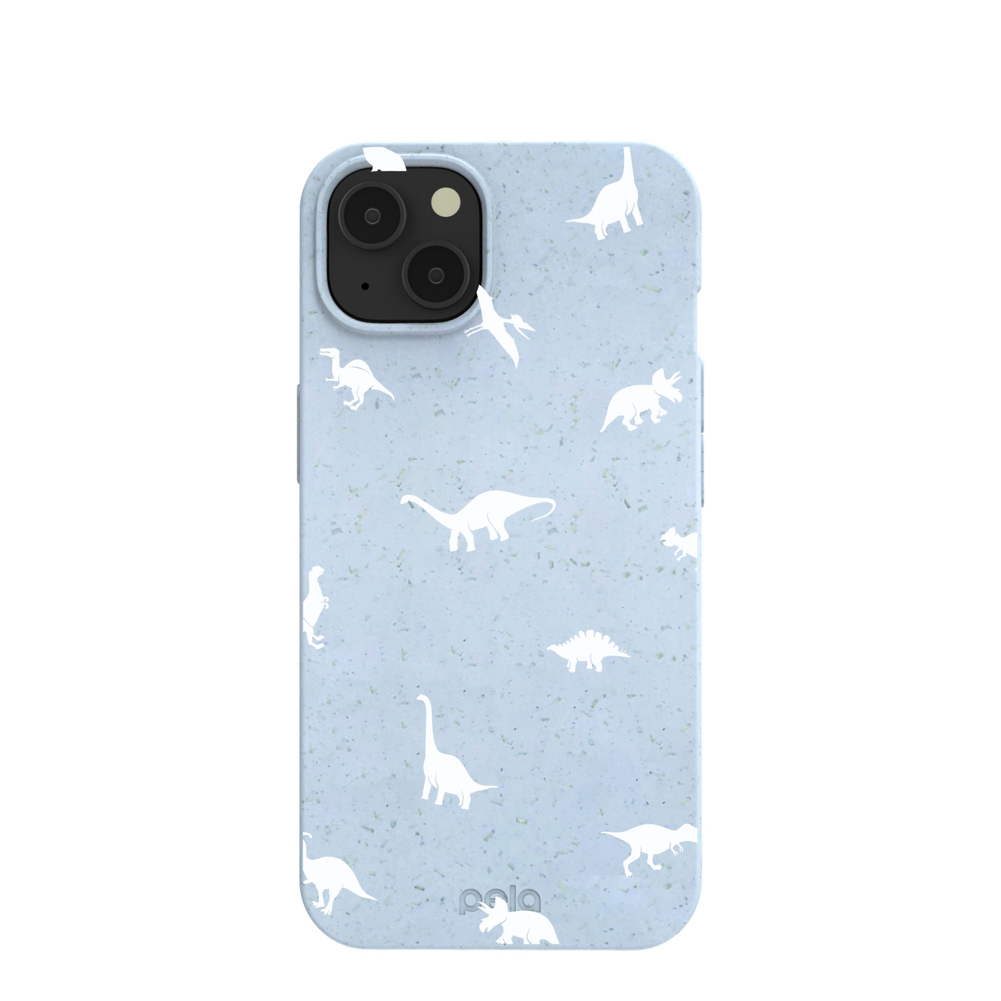 Powder Blue Lil Dinos iPhone 13 Case Refurbished - Pela Case refurbished available on Cerqular