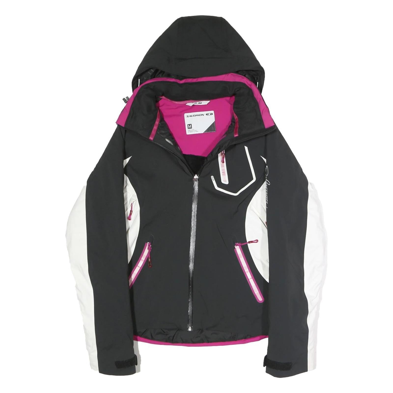 Buy Womens Black & White Sporty Jacket M Polyester Blend Zip Hooded Stylish Fit Refurbished - $37.69 Womens Black & White Sporty Jacket M Polyester Blend Zip Hooded Stylish Fit Refurbished - N/A refurbished available on Cerqular