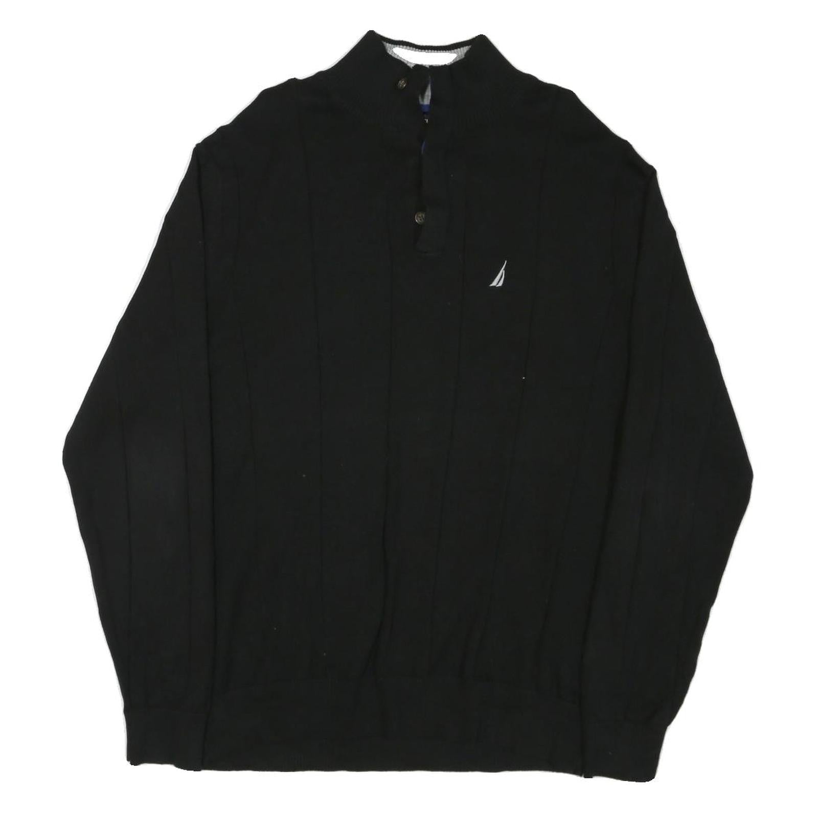 Buy NAUTICA Mens Black Patterned Pullover Crew Neck Basic Knit XL Cotton Blend Refurbished - $32.49 NAUTICA Mens Black Patterned Pullover Crew Neck Basic Knit XL Cotton Blend Refurbished - N/A refurbished available on Cerqular