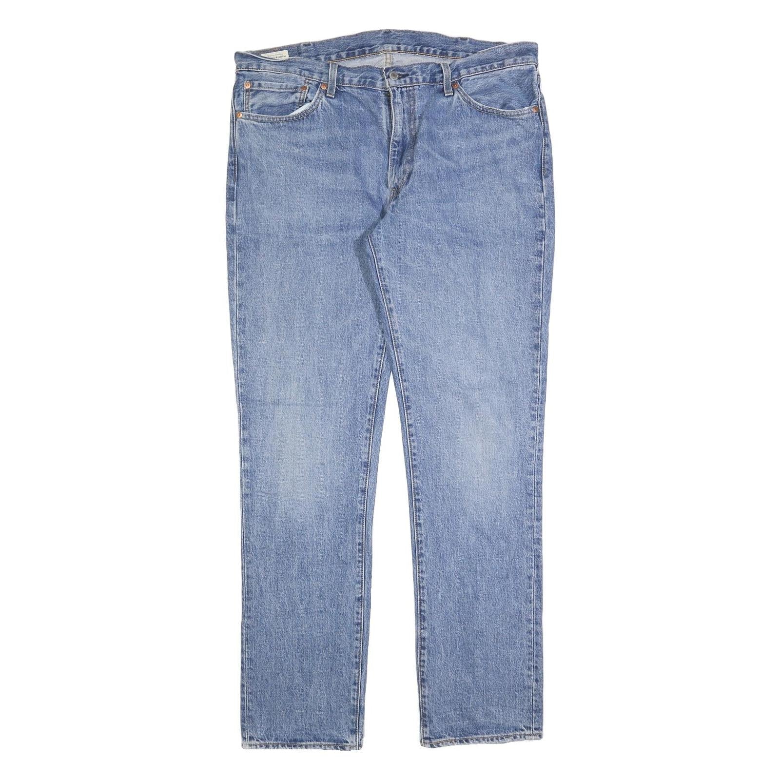 LEVI'S 511 BIG E Mens Slim Blue Denim Medium W38 L34 Classic Zip Jeans Refurbished - N/A refurbished available on Cerqular