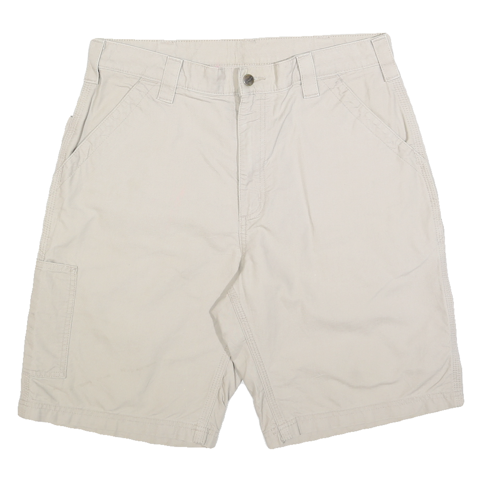 Buy CARHARTT Mens Shorts Beige Casual L W34 Cotton Blend Workwear Pocket Detail Refurbished - $45.49 CARHARTT Mens Shorts Beige Casual L W34 Cotton Blend Workwear Pocket Detail Refurbished - N/A refurbished available on Cerqular