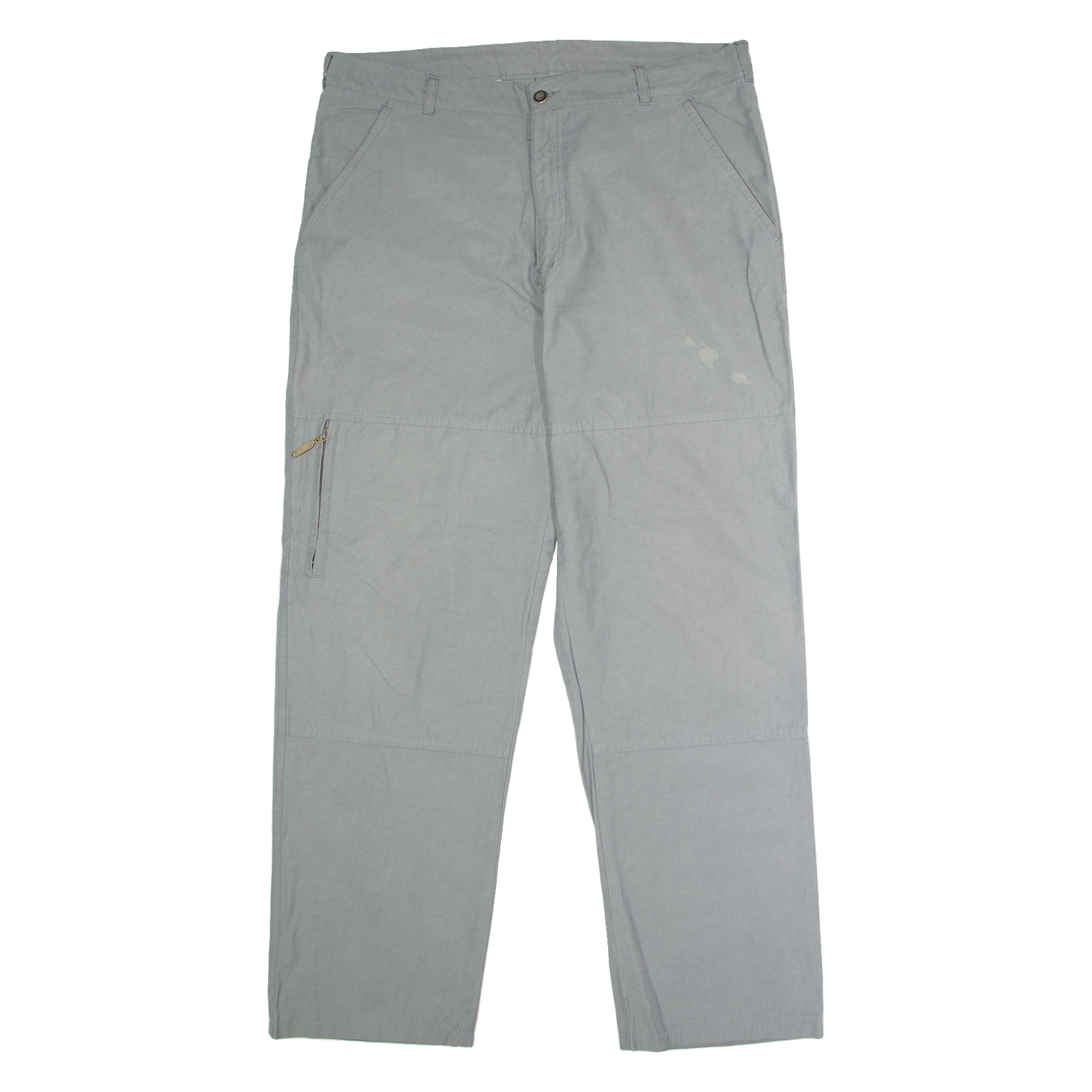 JEFFREY JORDAN Mens Trousers Grey Regular Straight W36 L32 Refurbished - N/A refurbished available on Cerqular