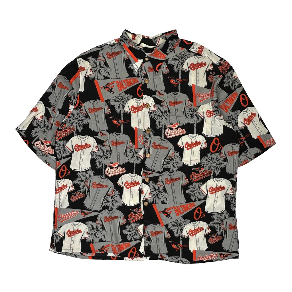 Buy Baltimore Orioles Reyn Spooner Graphic Hawaiian Shirt - XL Multicoloured Viscose Refurbished - $43.20 Baltimore Orioles Reyn Spooner Graphic Hawaiian Shirt - XL Multicoloured Viscose Refurbished - Thrifted (note: this is a term often used to describe second- refurbished available on Cerqular