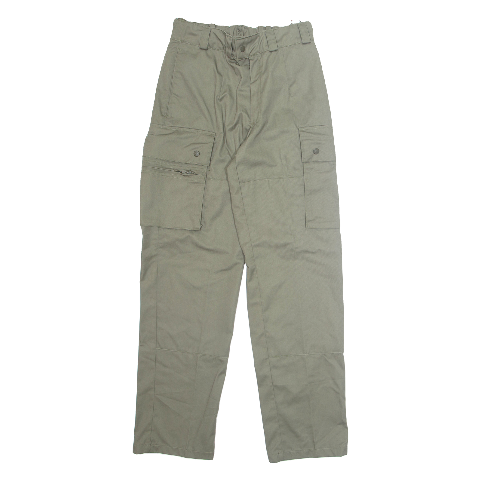 Military Cargo Mens Trousers Green Regular Straight W26 L32 Refurbished - N/A refurbished available on Cerqular
