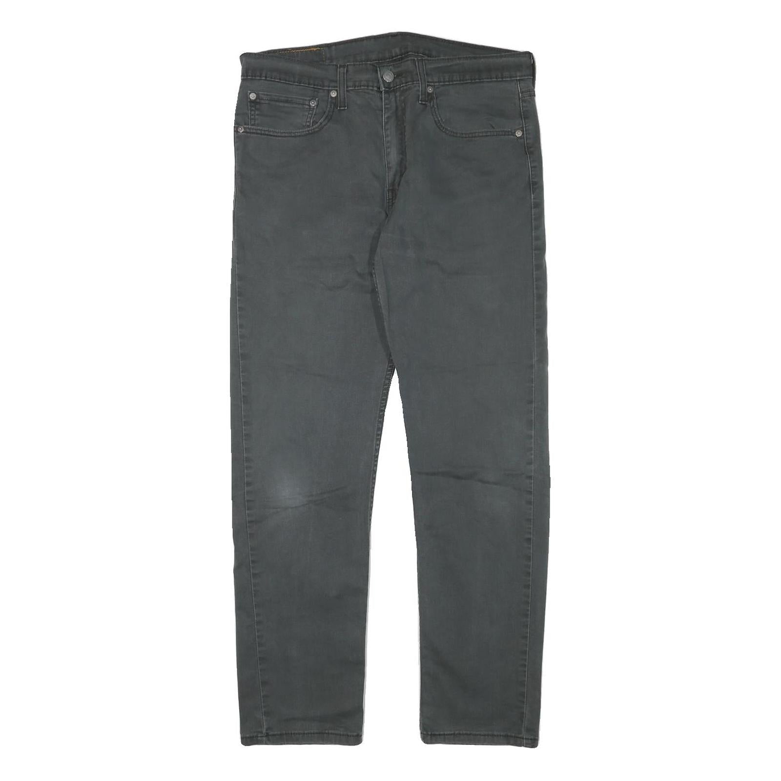 LEVI'S Mens Jeans Black Regular Straight Denim Medium W34 L29 Classic Zip Refurbished - N/A refurbished available on Cerqular