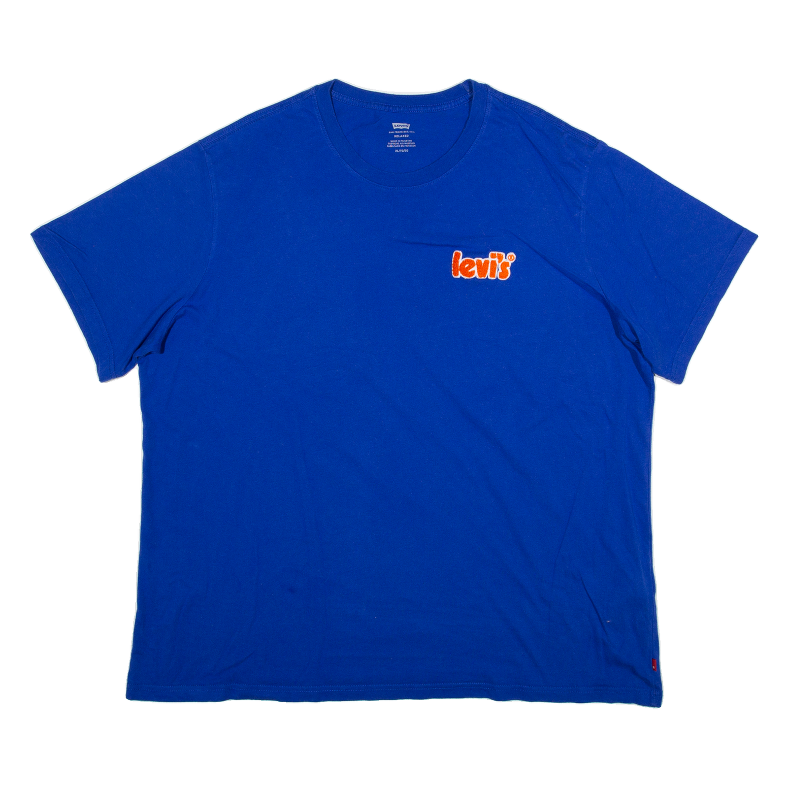 LEVI'S Relaxed Womens T-Shirt Blue XL Refurbished - N/A refurbished available on Cerqular