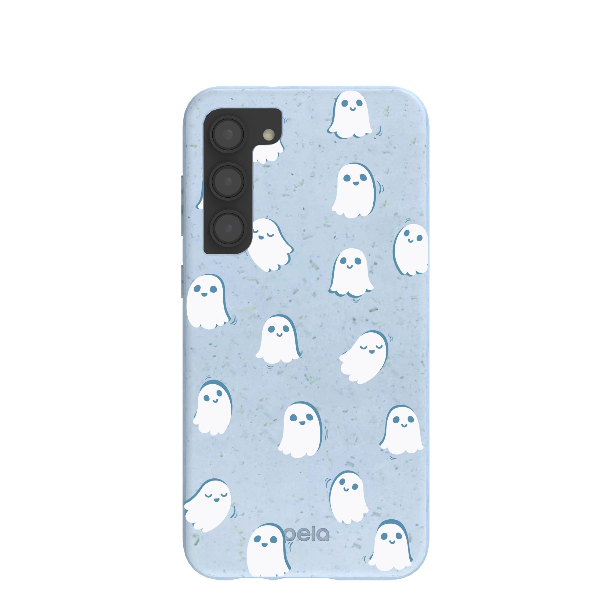 Powder Blue Ghostly Samsung Galaxy S23+(Plus) Case Refurbished - Pela Case refurbished available on Cerqular