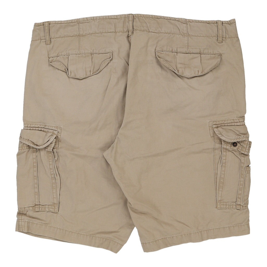 Grand & Hills Cargo Shorts - 38W 11L Beige Cotton Refurbished - Thrifted (note: this is a term often used to describe second- refurbished available on Cerqular