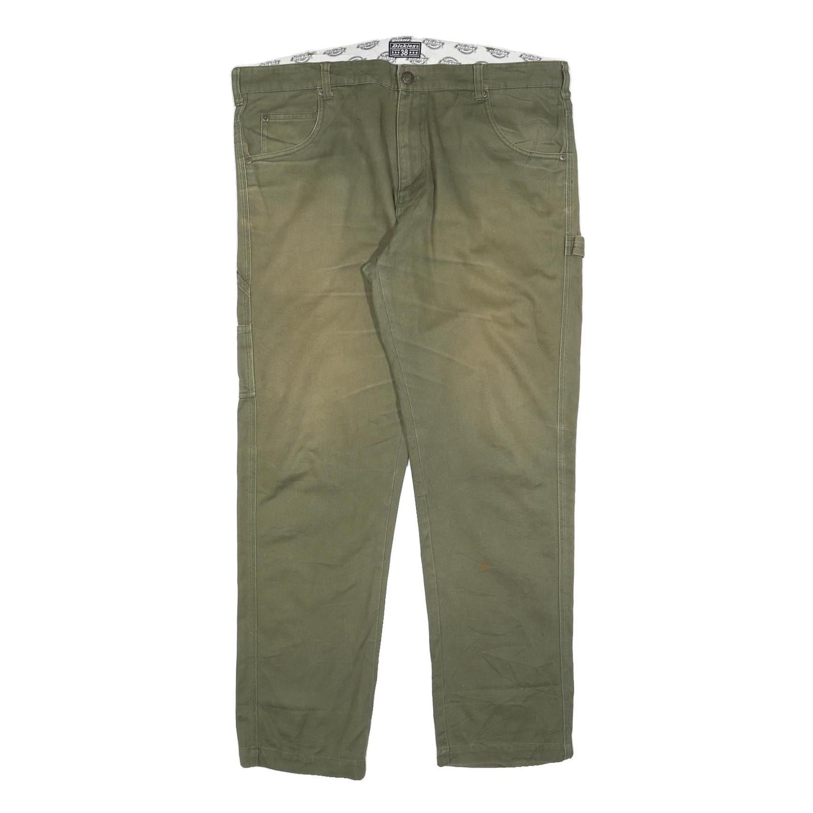 Buy DICKIES Mens Cotton Blend Green Relaxed Straight Trousers W38 L30 Workwear Refurbished - $37.69 DICKIES Mens Cotton Blend Green Relaxed Straight Trousers W38 L30 Workwear Refurbished - N/A refurbished available on Cerqular