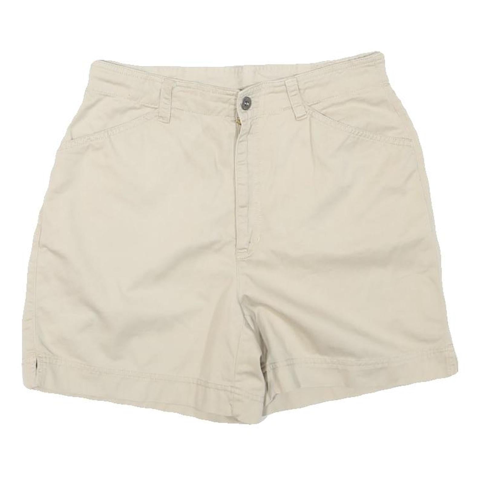 LIZ CLAIBORNE Womens Shorts Beige Casual Plain M W28 Lightweight Cotton Blend Refurbished - N/A refurbished available on Cerqular