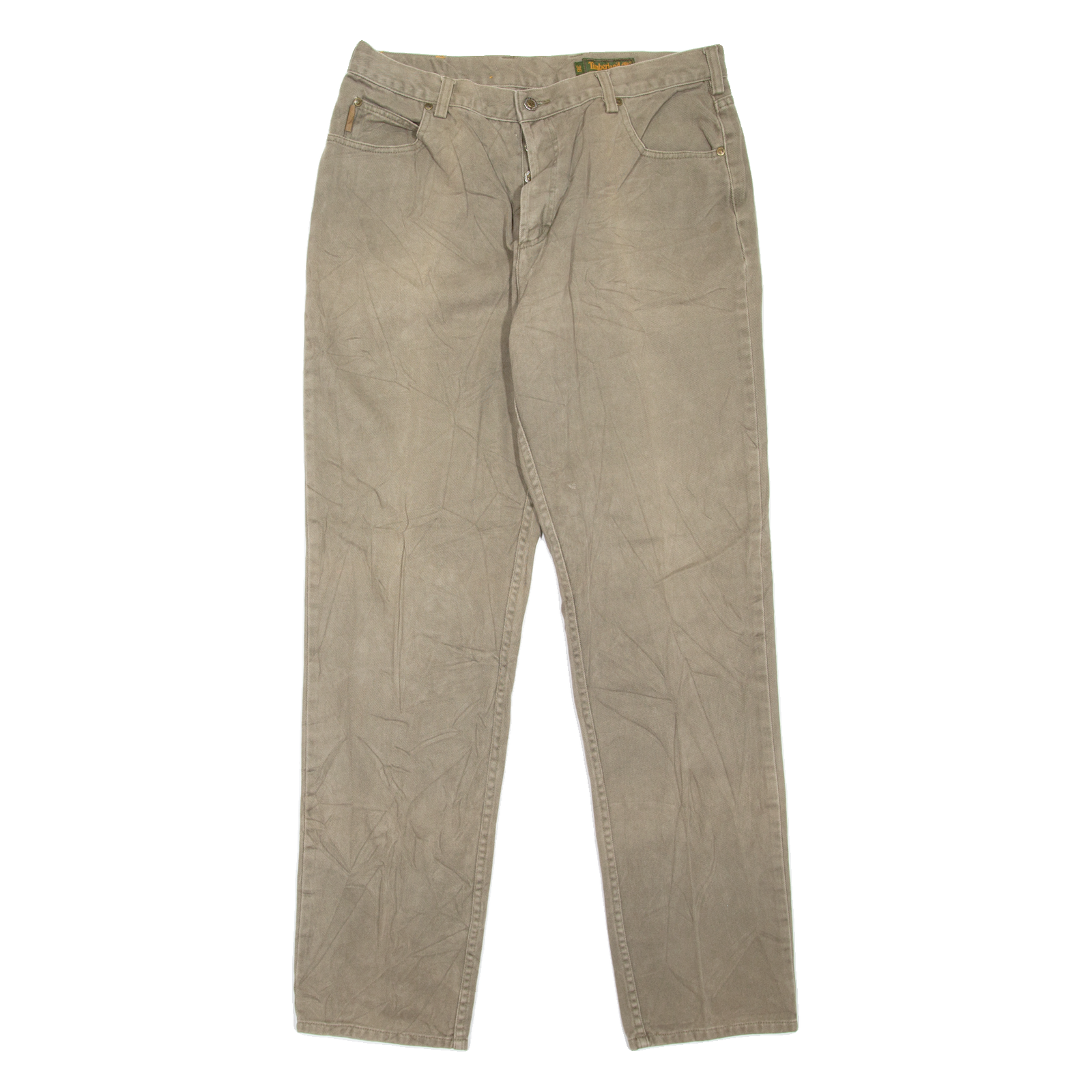 TIMBERLAND Mens Jeans Green Regular Tapered W32 L32 Refurbished - N/A refurbished available on Cerqular