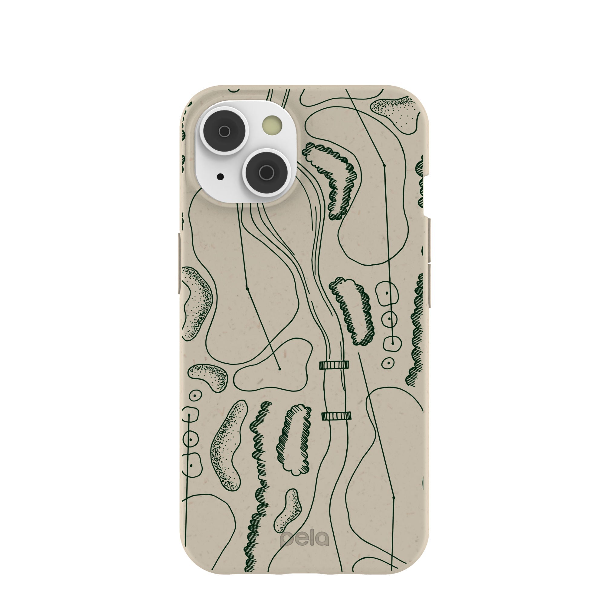 London Fog Golf Course iPhone 14/16e Case Refurbished - Pela Case refurbished available on Cerqular