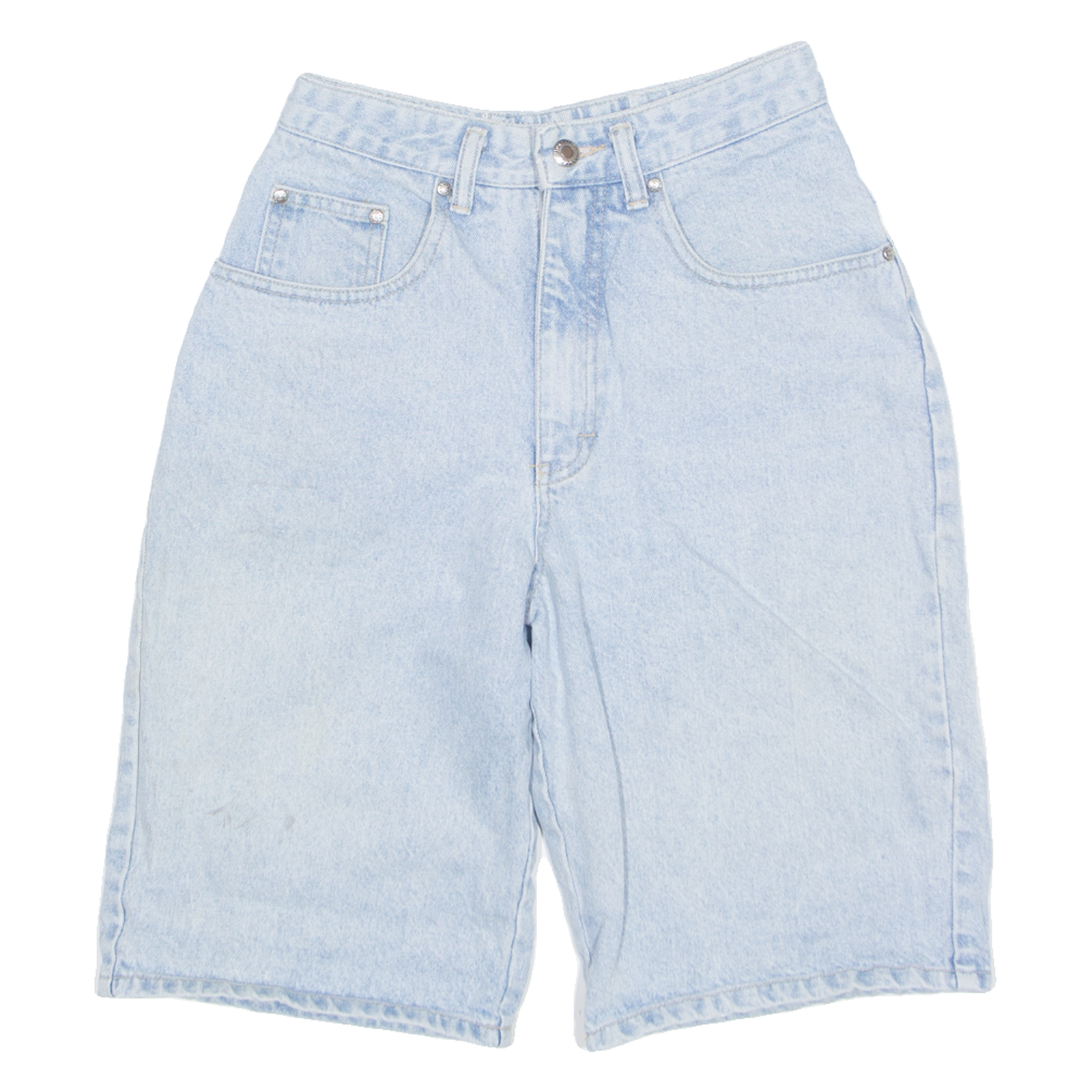UNION BAY High Waist Womens Denim Shorts Blue 90s XS W25 Refurbished - N/A refurbished available on Cerqular