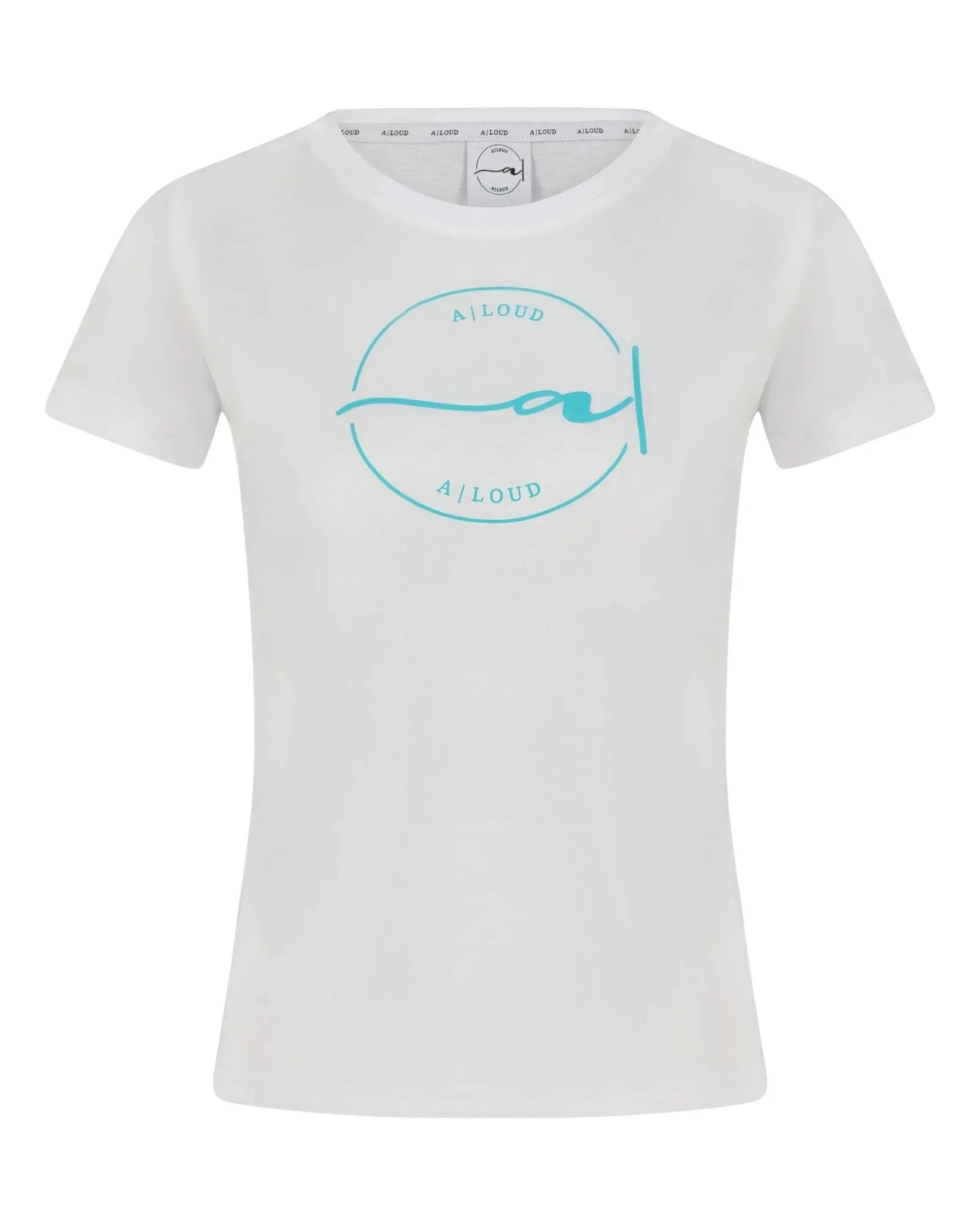 White Logo T-Shirt | Size: s | Color: White Refurbished - Aloud (note: this is a lesser-known brand, but it has refurbished available on Cerqular