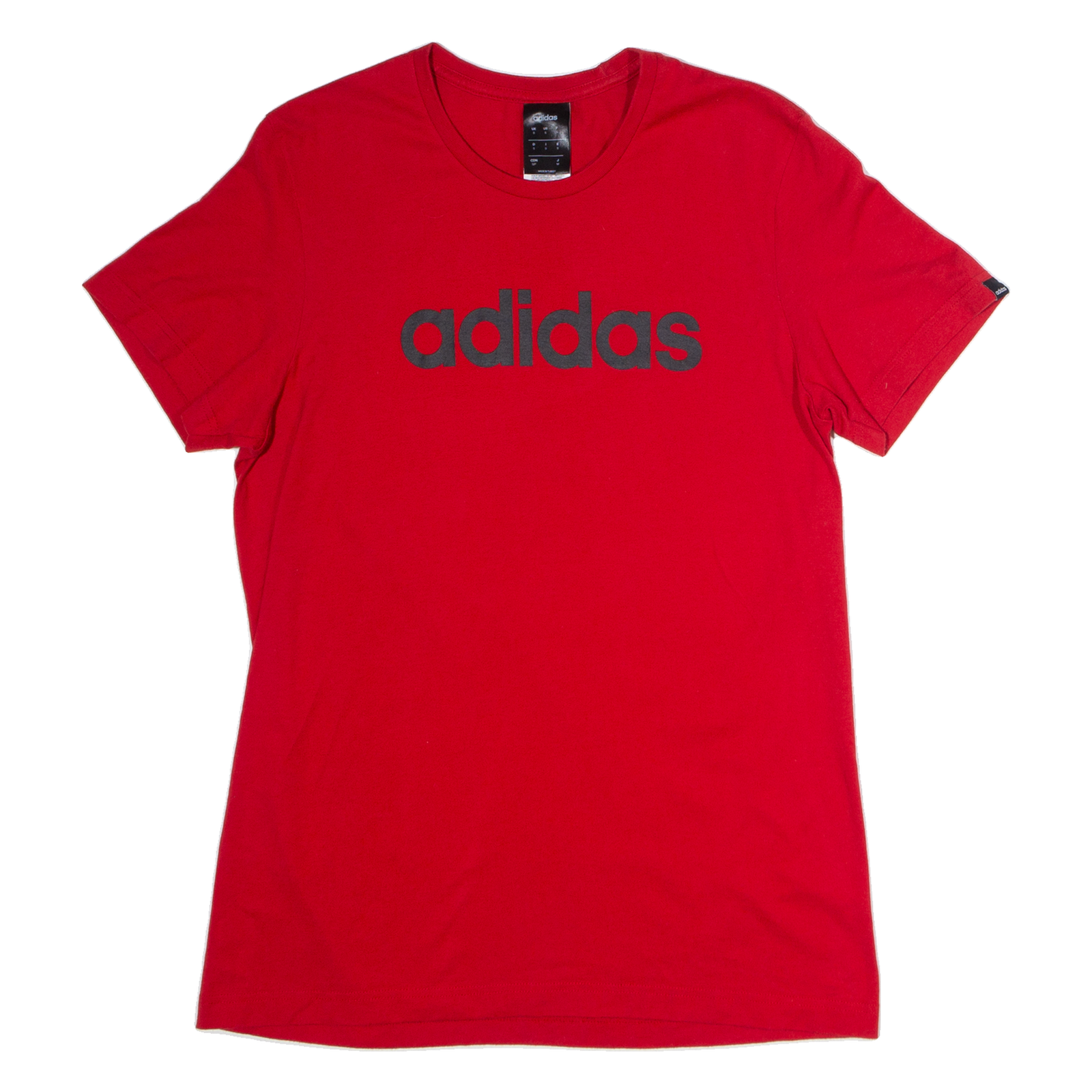 ADIDAS Mens T-Shirt Red Crew Neck S Refurbished - N/A refurbished available on Cerqular
