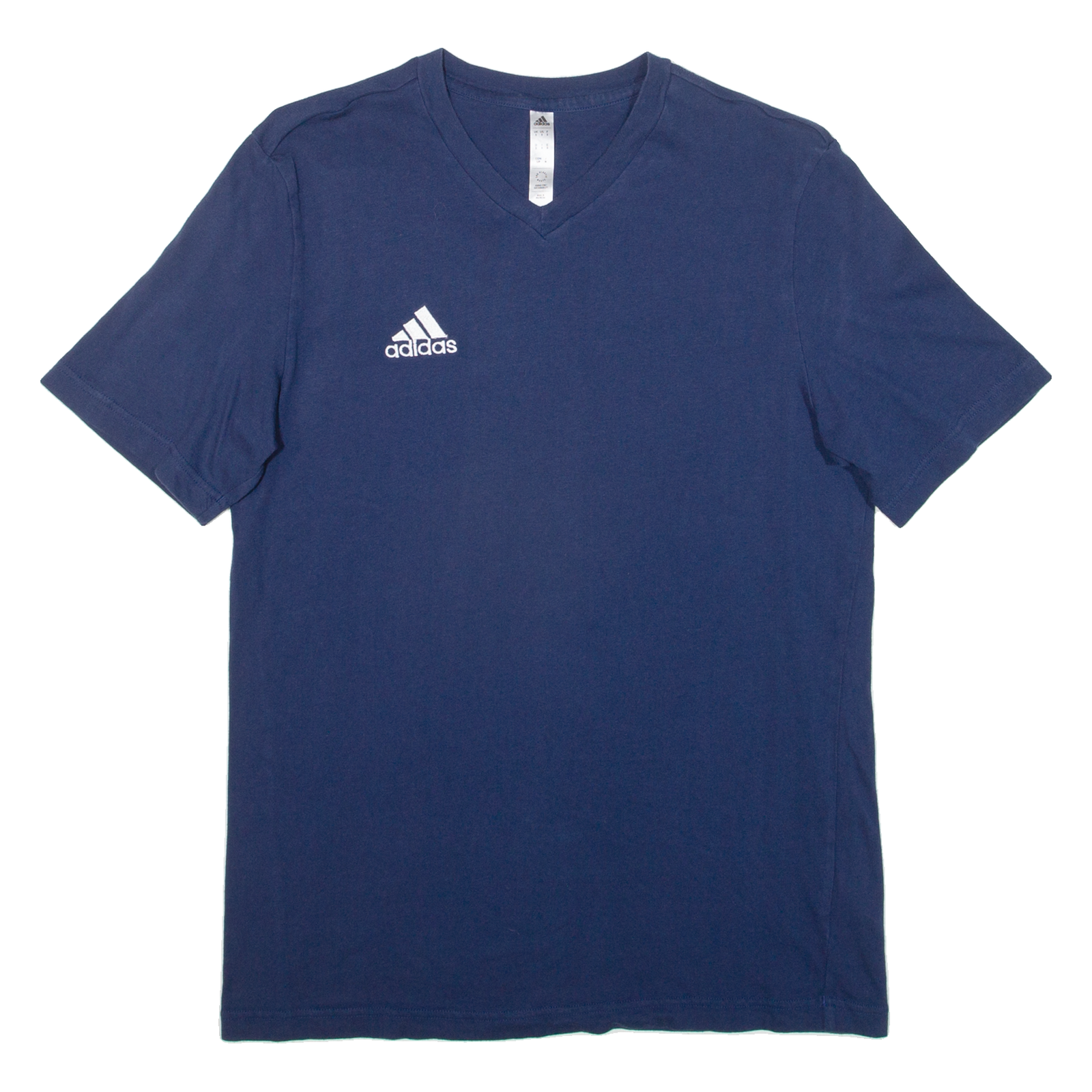 ADIDAS Mens T-Shirt Blue V-Neck S Refurbished - N/A refurbished available on Cerqular