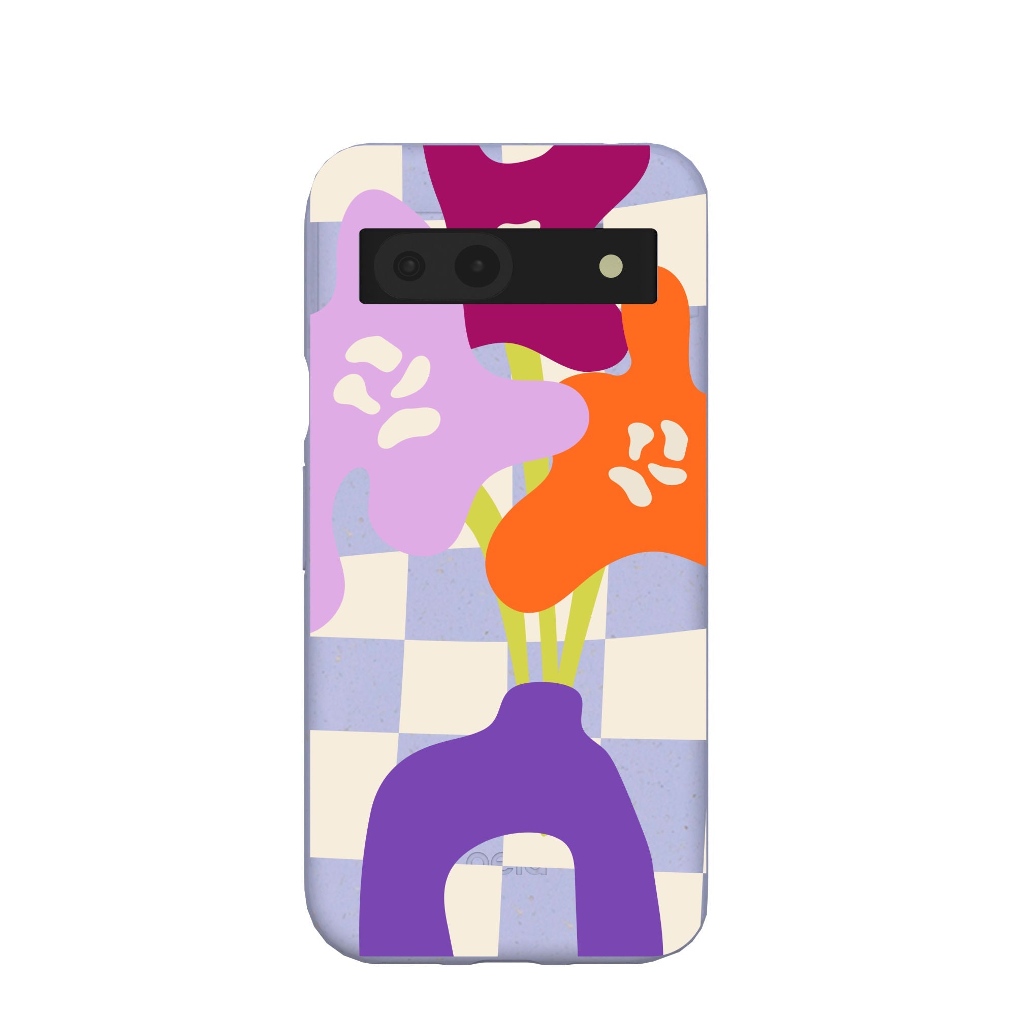 Lavender Bright Blooms Google Pixel 8a Case Refurbished - Pela Case refurbished available on Cerqular
