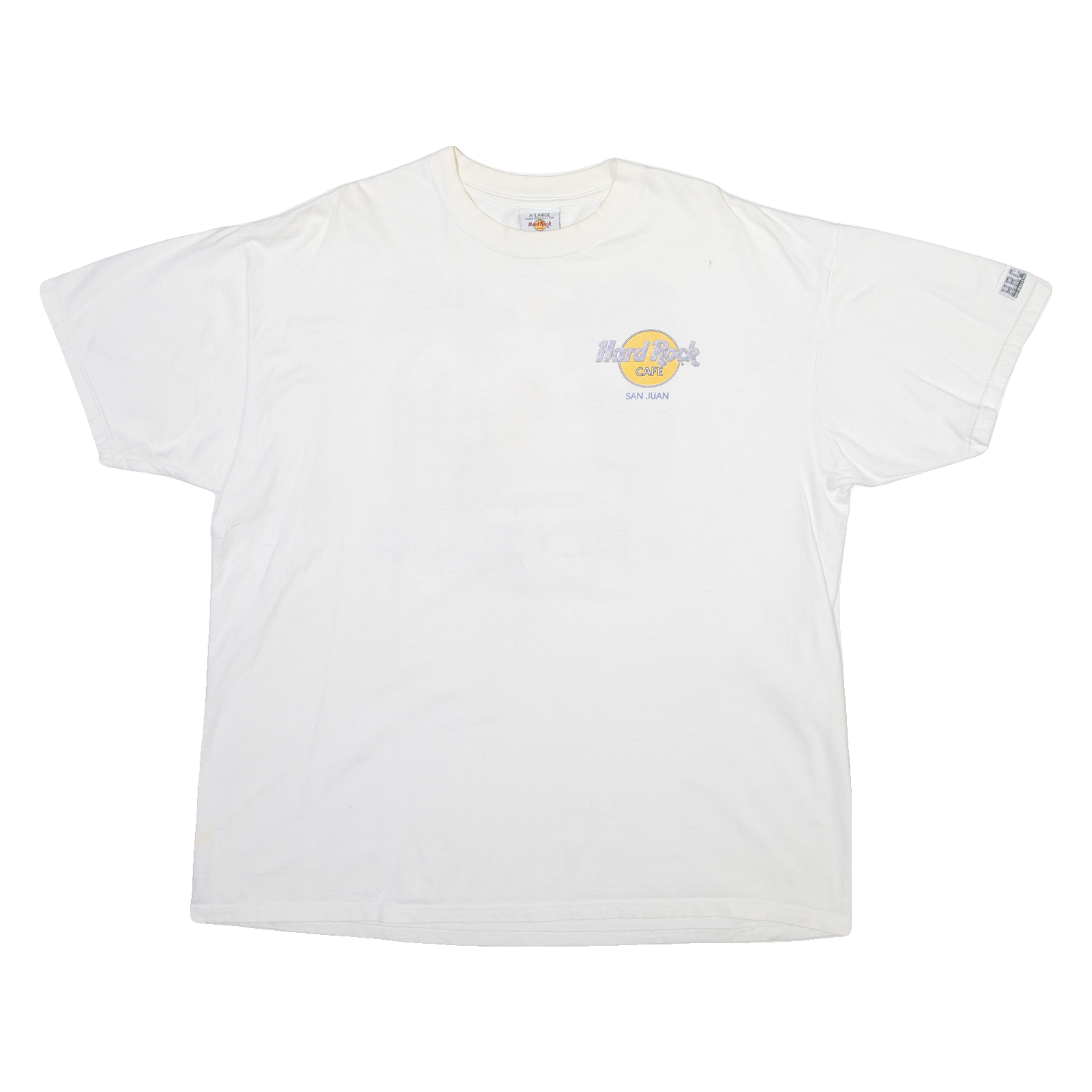 HARD ROCK CAFE San Juan Mens T-Shirt White USA XL Refurbished - N/A refurbished available on Cerqular
